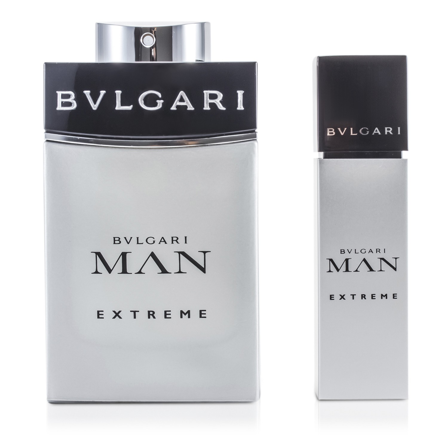 Bvlgari Man Extreme Coffret: Eau De Toilette Spray 100ml/3.4oz + Eau De Toilette Travel Spray 15ml/0.5oz 2pcs