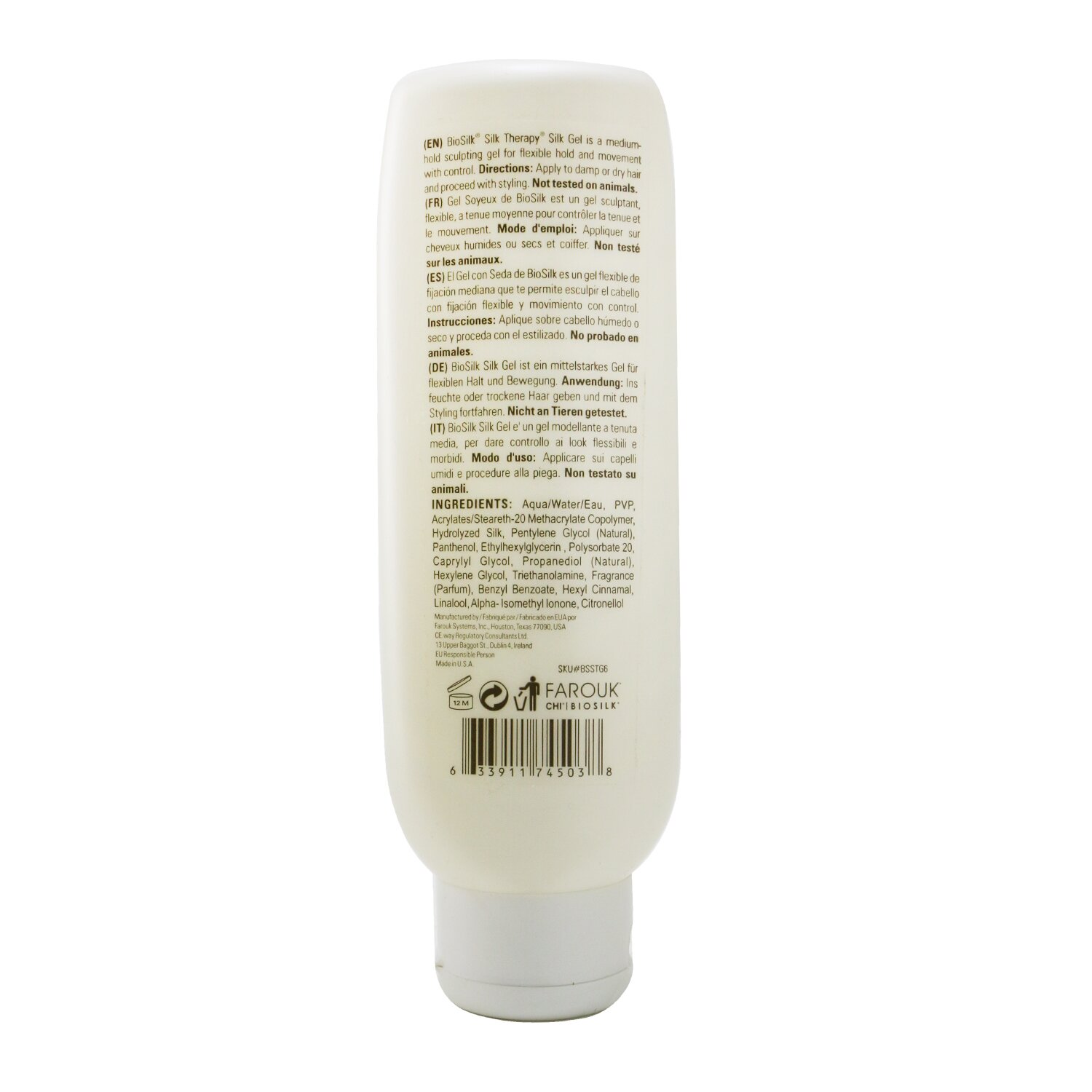BioSilk Silk Therapy Silk Gel (Medium Hold) 177ml/6oz