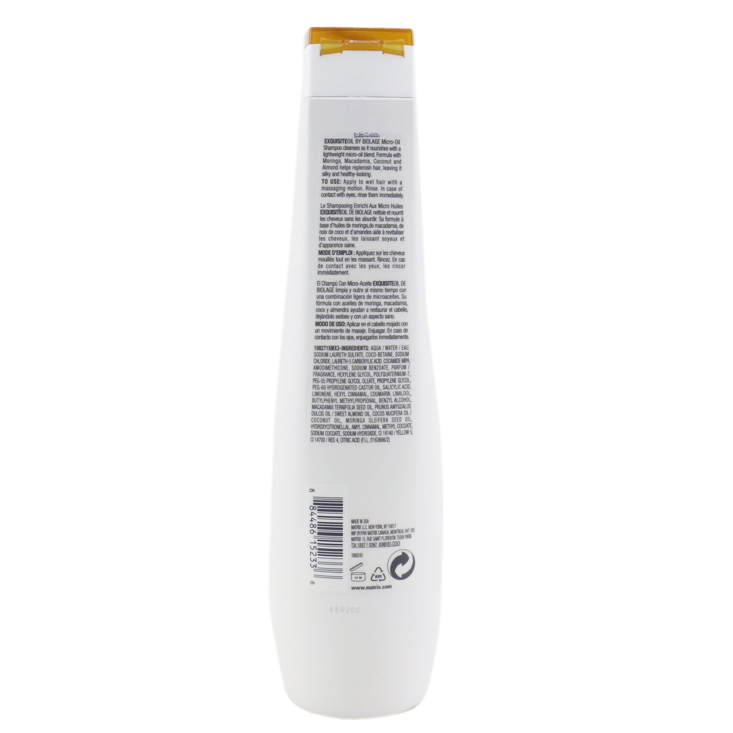 Matrix Biolage ExquisiteOil Micro-Oil Shampoo 400ml/13.5oz