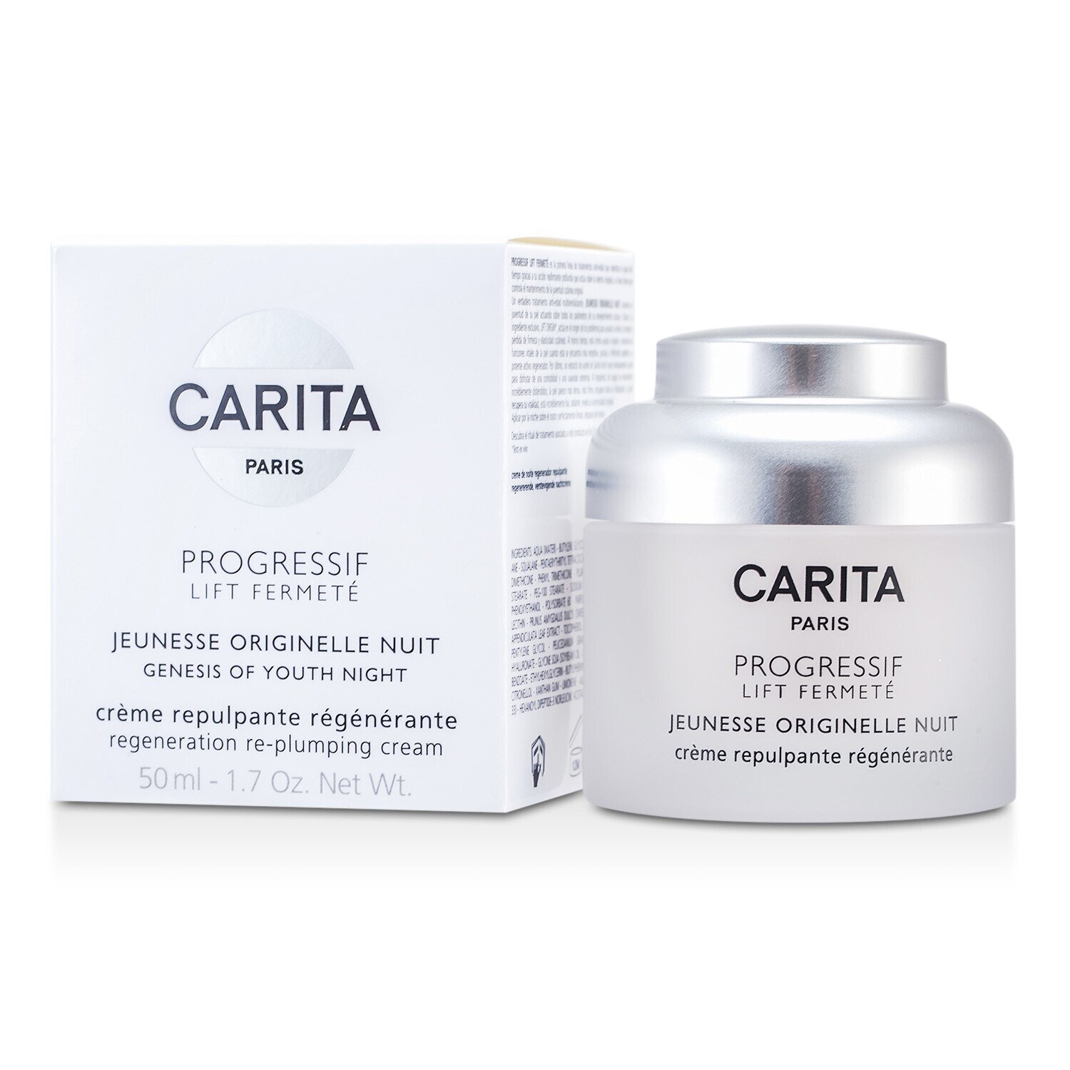 Carita Progressif Lift Fermete Genesis Of Youth Night Regenation Re-plumping Cream 50ml/1.75oz