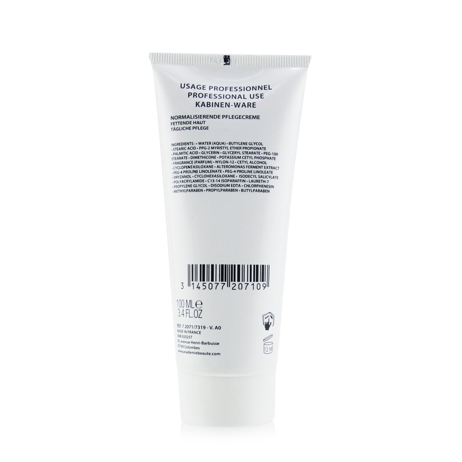 Academie Hypo-Sensible Kem Dưỡng Tinh Khiết & Mờ Da (Cho da nhờn) (cỡ Salon) 100ml/3.4oz