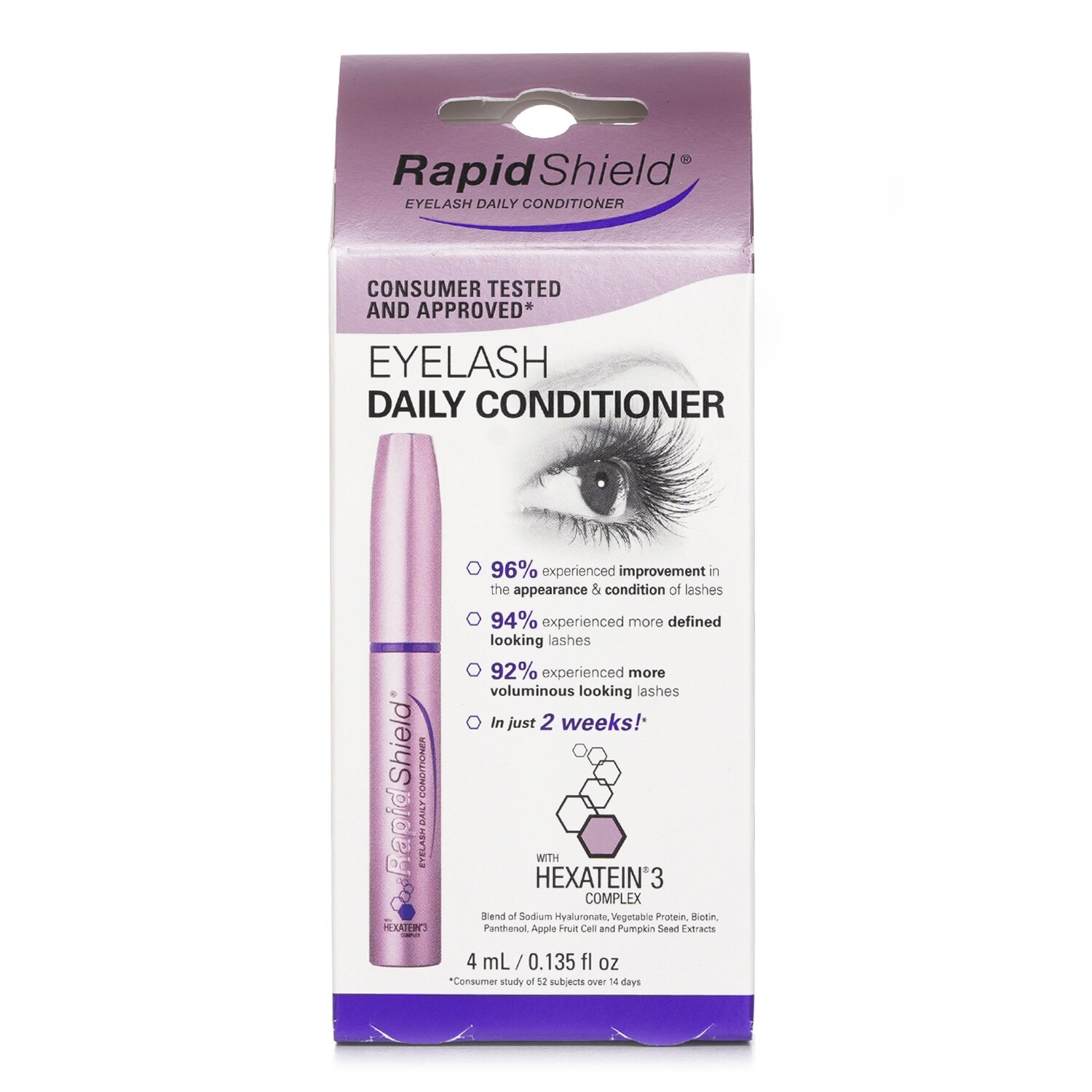 RapidLash RapidShield Eyelash Daily Conditioner (With Hexatein 3 Complex) 4ml/0.135oz