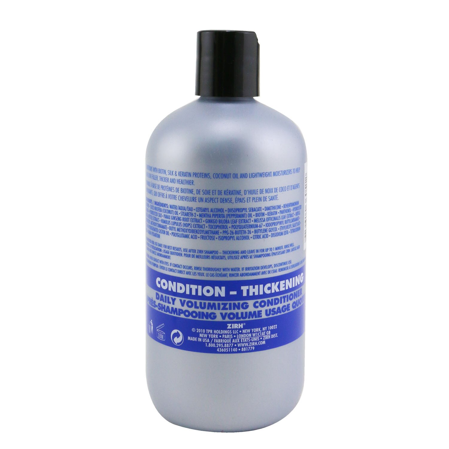 Zirh International Thickening Daily Volumizing Conditioner 350ml/12oz