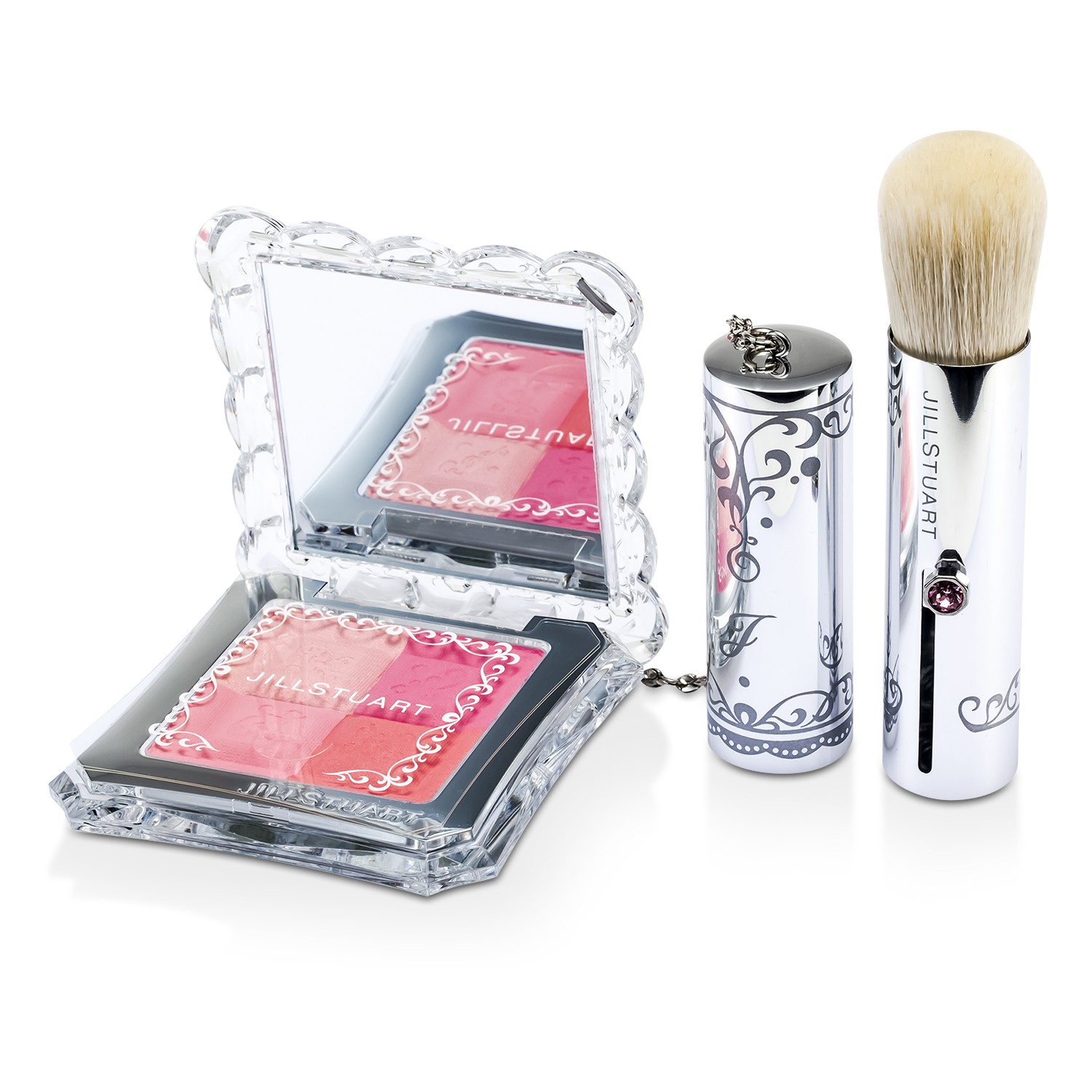 Jill Stuart Mix Blush Compact N (4 Color Blush Compact + Brush) 8g/0.28oz