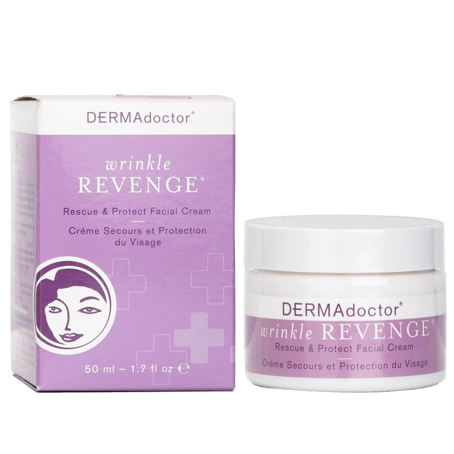 DERMAdoctor Wrinkle Revenge Rescue & Protect Facial Cream 50ml/1.7oz