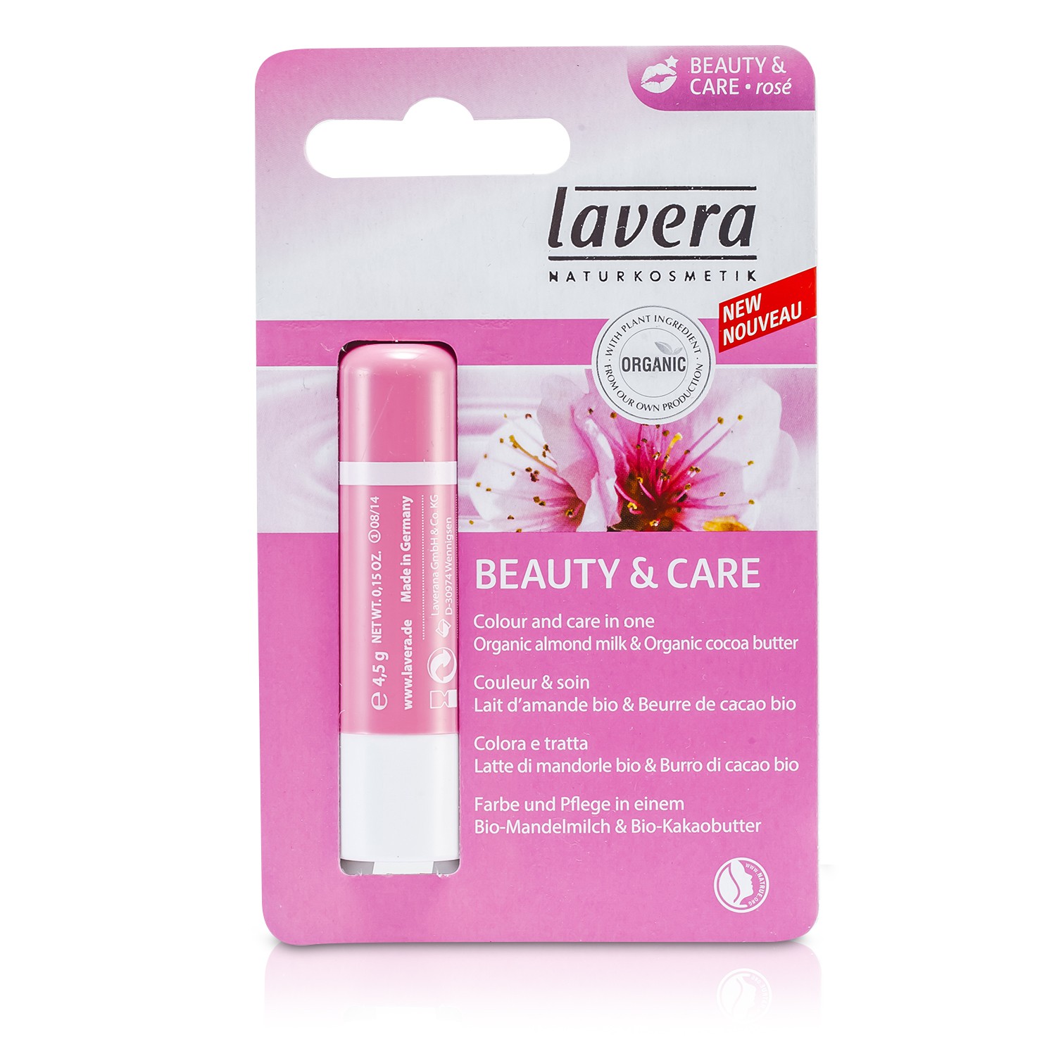 Lavera Бальзам для Губ - Красота и Уход Розовый 4.5g/0.15oz