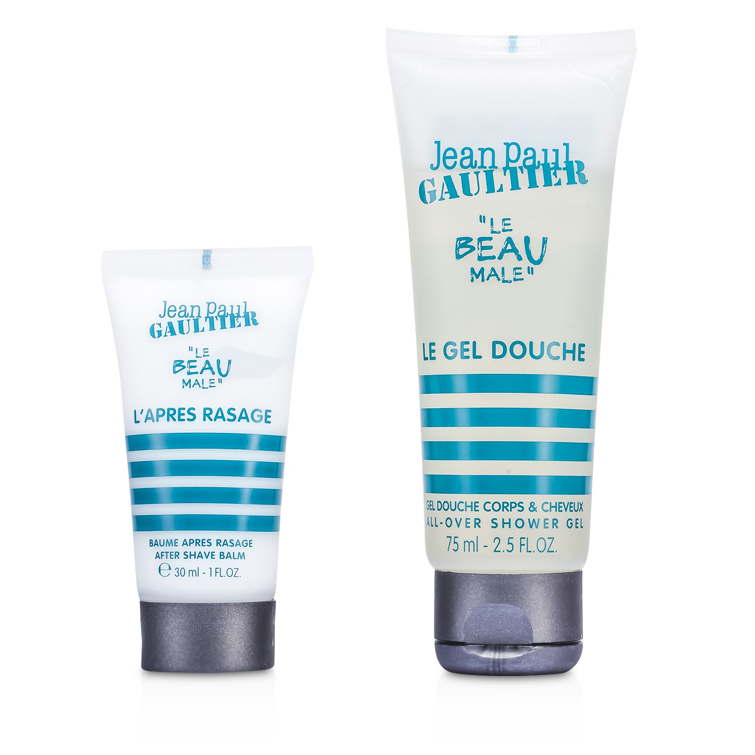 Jean Paul Gaultier Le Beau Male Coffret: Eau De Toilette Spray 125ml/4.2oz + All Over Shower Gel 75ml/2.5oz + After Shave Balm 30ml/1oz 3pcs