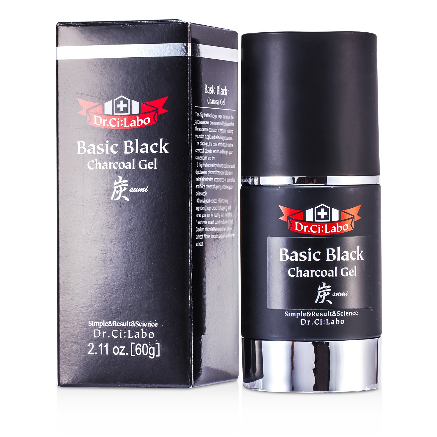 Dr. Ci:Labo Basic Black Гель с Углем (для Жирной Кожи) 60g/2.11oz