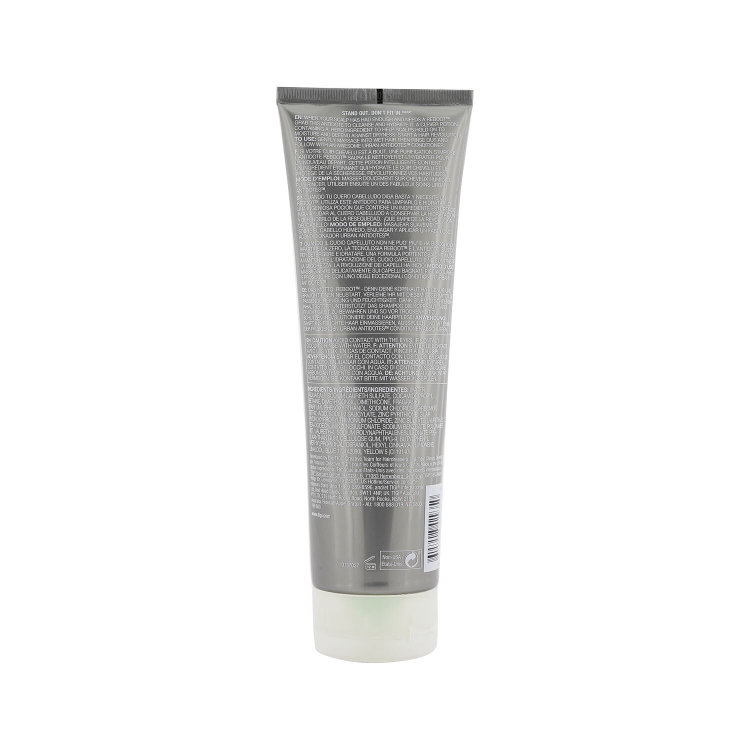 Tigi Shampoo Bed Head Urban Anti+dotes Reboot Scalp 250ml/8.45oz