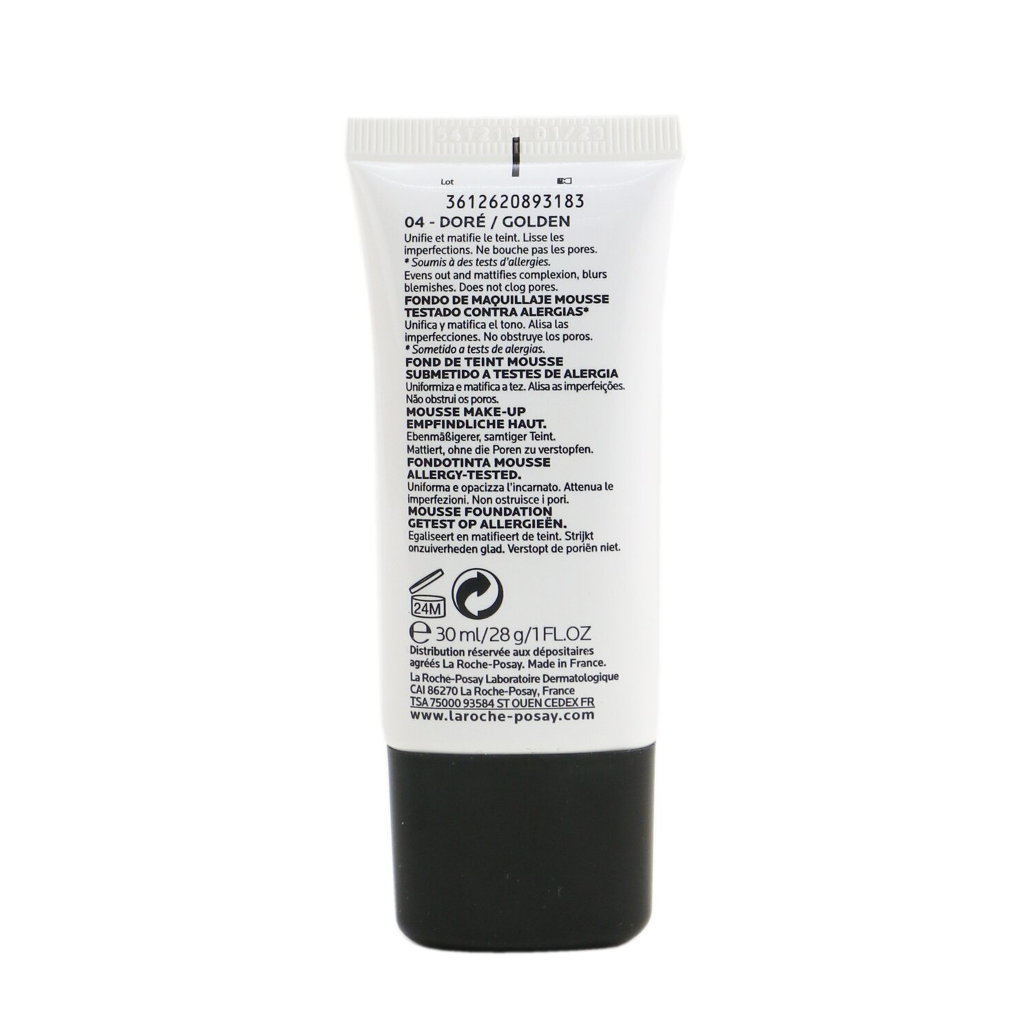 理肤泉 La Roche Posay 特安哑致慕斯粉底SPF20 30ml/1oz