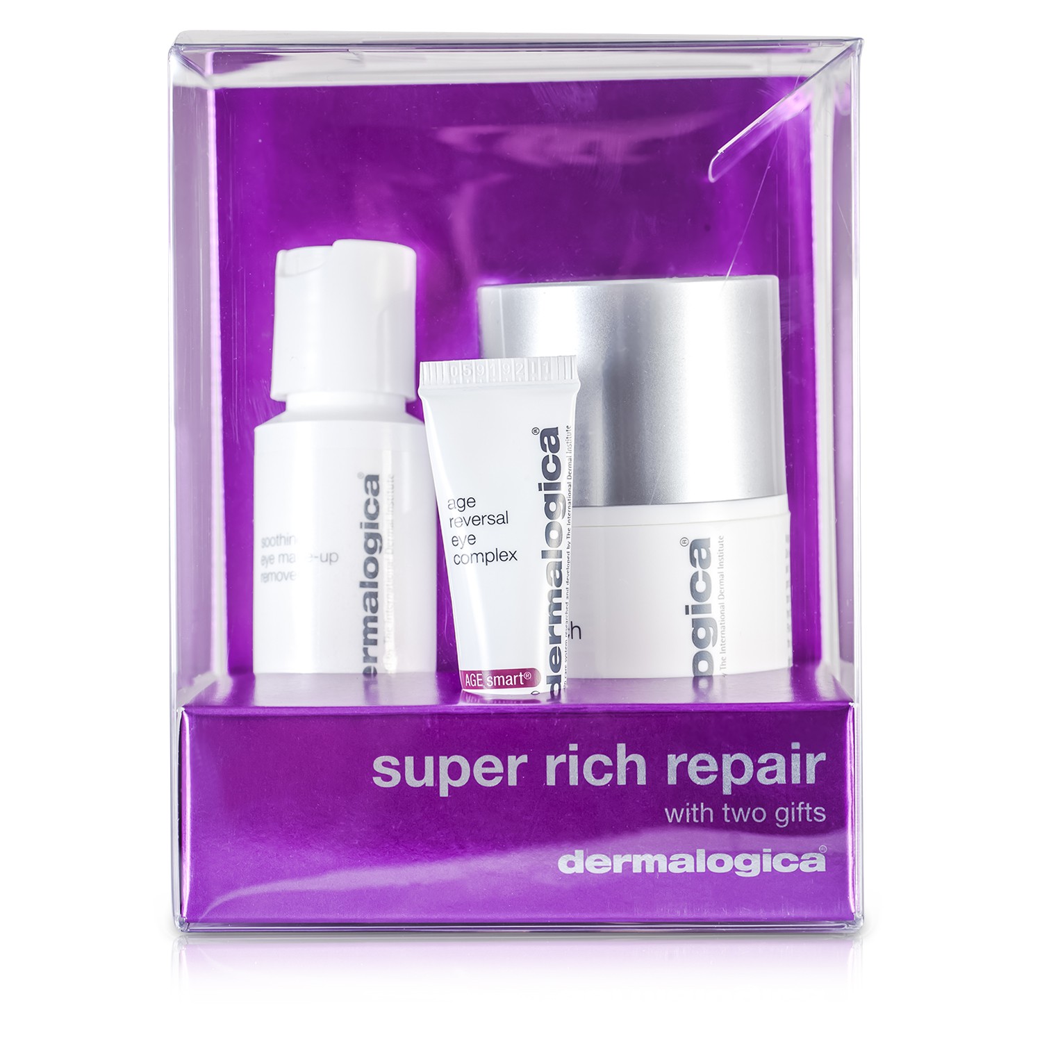 Dermalogica Set Reparación Super Rica Edición Limitada: Reparación Super Rica 50ml + Removedor de Maquillaje de Ojos 30ml + Complejo de Ojos 5ml 3pcs