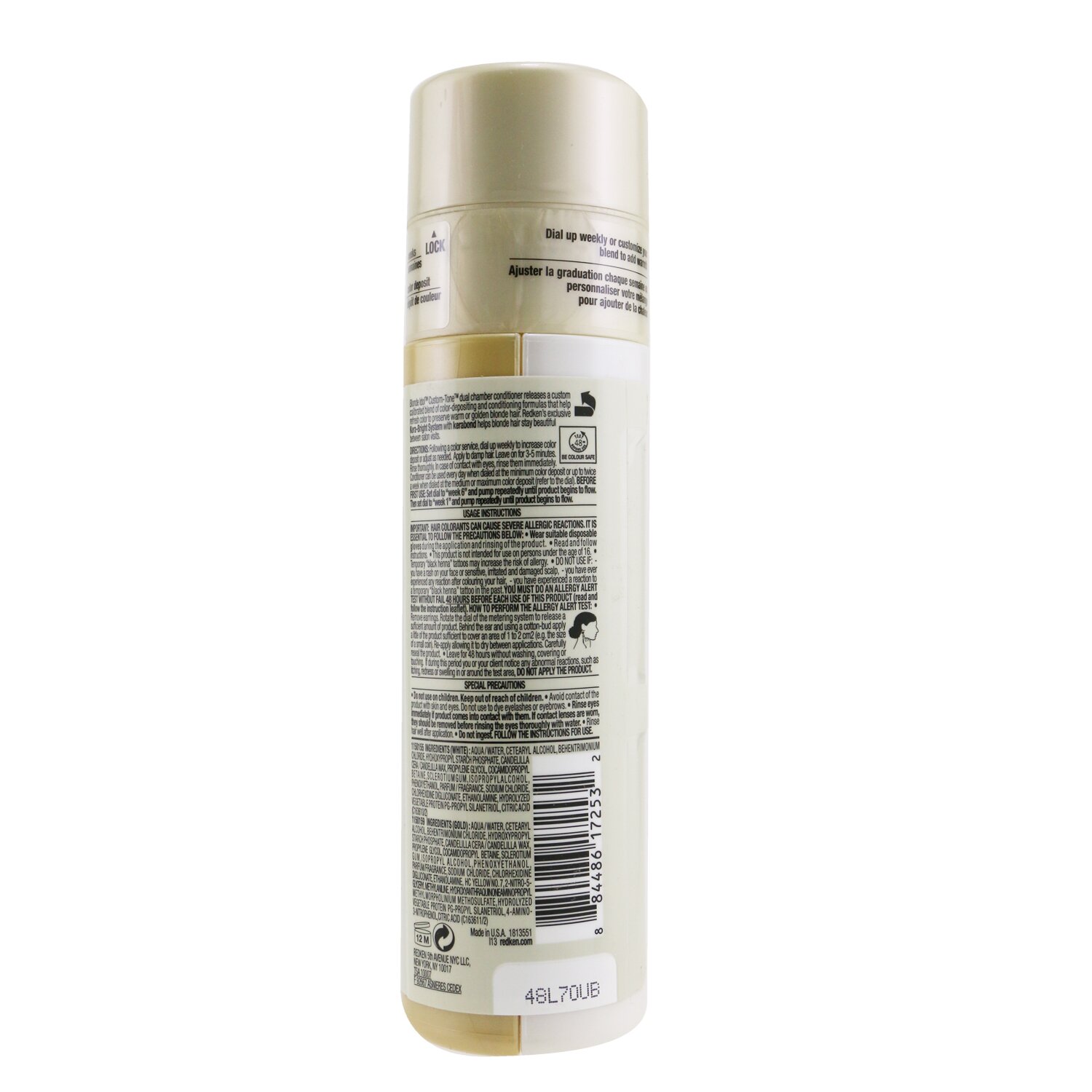 Redken Blonde Idol Custom-Tone Adjustable Color-Depositing Daily Treatment (For Warm or Golden Blondes) 196ml/6.6oz