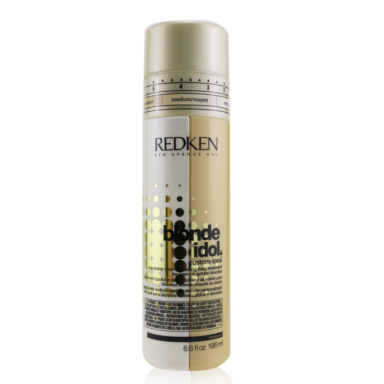 Redken Blonde Idol Custom-Tone Adjustable Color-Depositing Daily Treatment (For Warm or Golden Blondes) 196ml/6.6oz