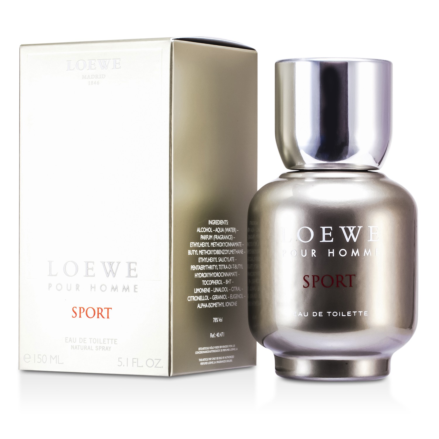 罗意威  Loewe 绿光运动淡香水喷雾 150ml/5.1oz