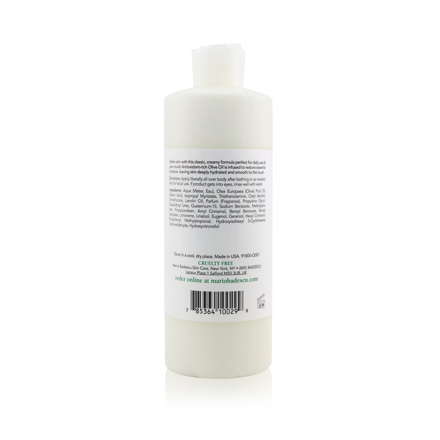 Mario Badescu Super Rich Olive Body Lotion - For All Skin Types 472ml/16oz