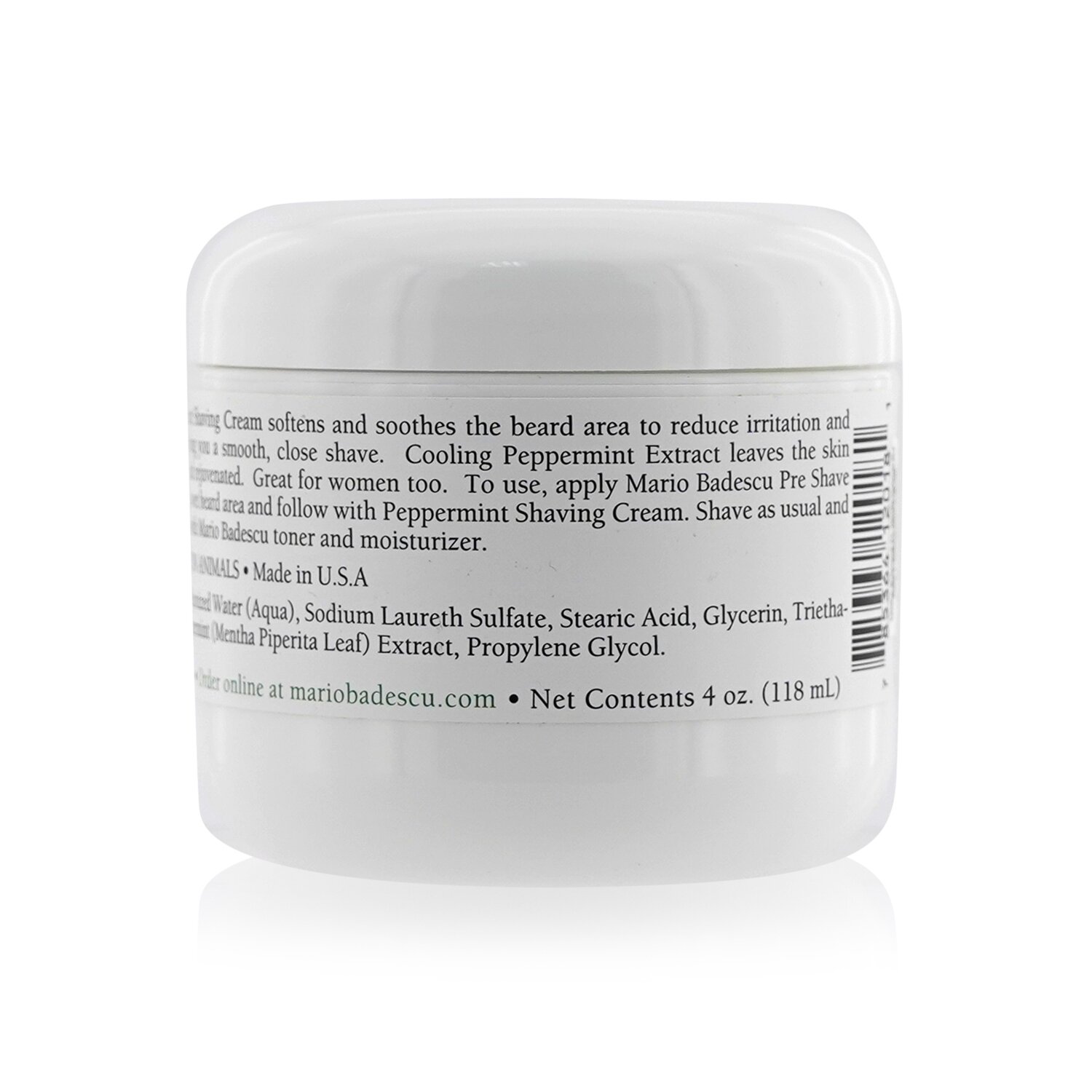 Mario Badescu Peppermint Shaving Cream 118ml/4oz