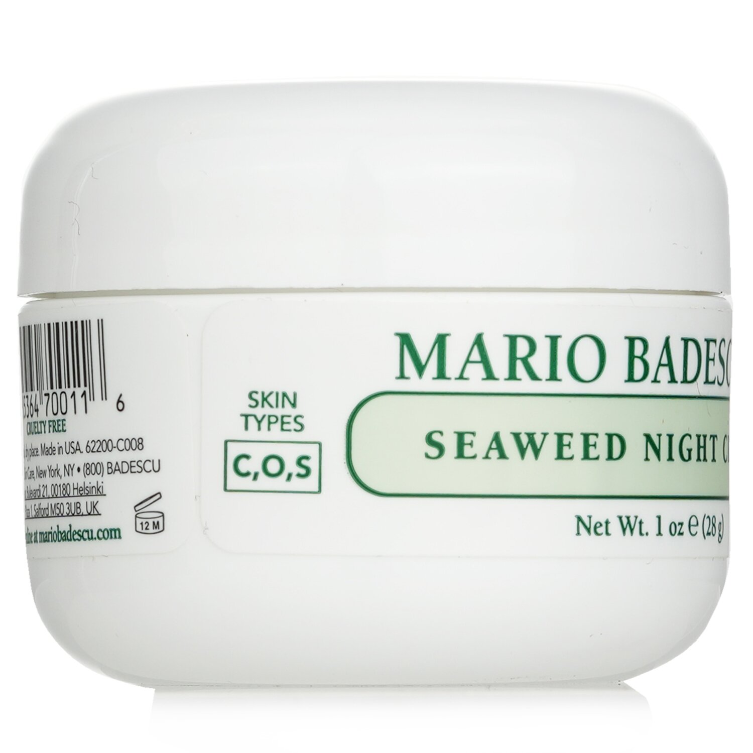 Mario Badescu Seaweed Night Cream - For Combination/ Oily/ Sensitive Skin Types 29ml/1oz