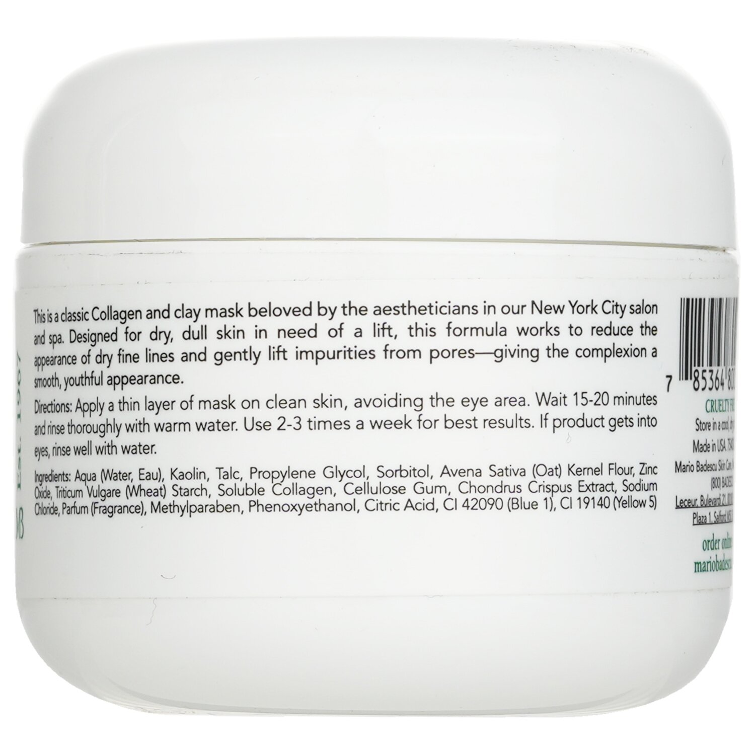 Mario Badescu Super Collagen Маска - для Комбинированной/Сухой/Чувствительной Кожи 59ml/2oz
