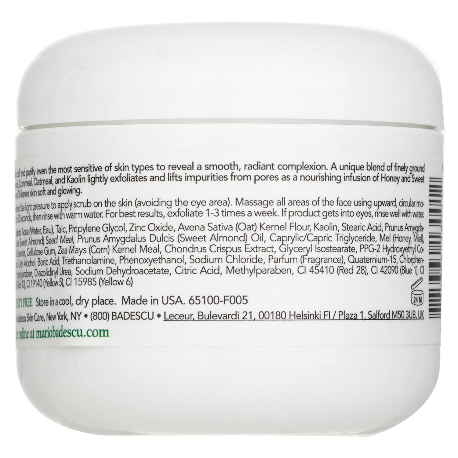 Mario Badescu สครับผิวหน้า Almond & Honey Non-Abrasive Face Scrub 113ml