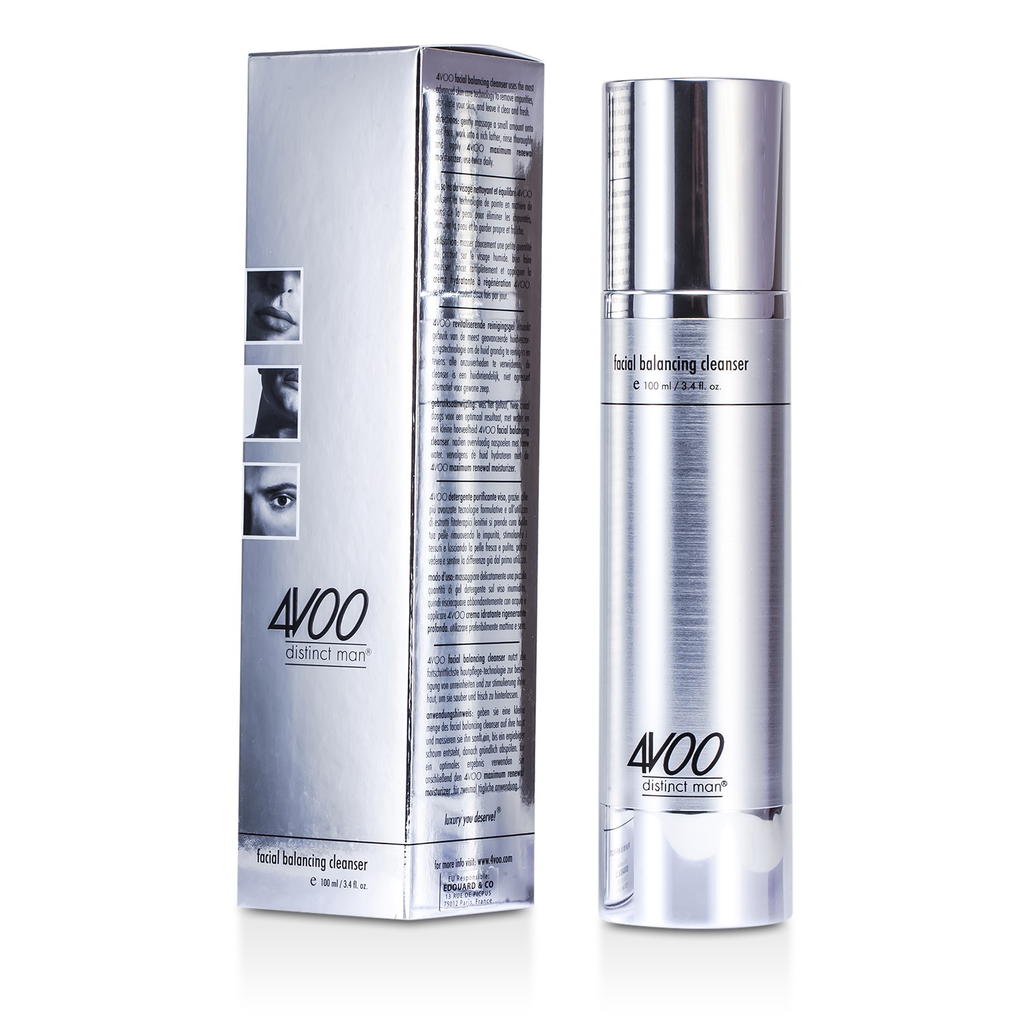 4V00 Distinct Man Балансирующее Очищающее Средство для Лица 100ml/3.4oz