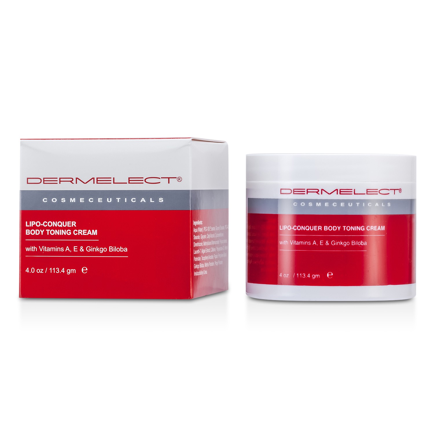 Dermelect Creme Corporal Toning Lipo-Conquer 113.4g/4oz