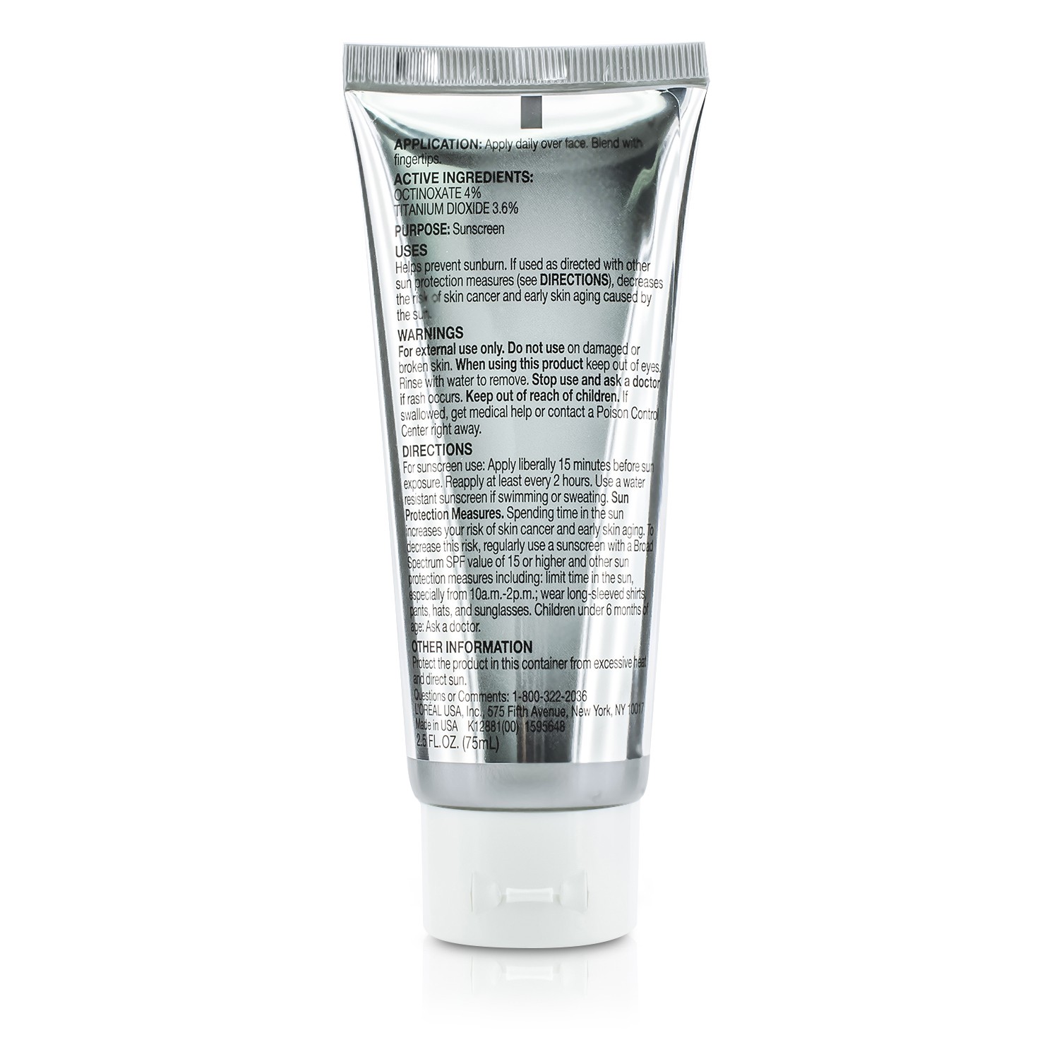 L'Oreal 萊雅 青春密碼光感BB霜SPF15 75ml/2.5oz