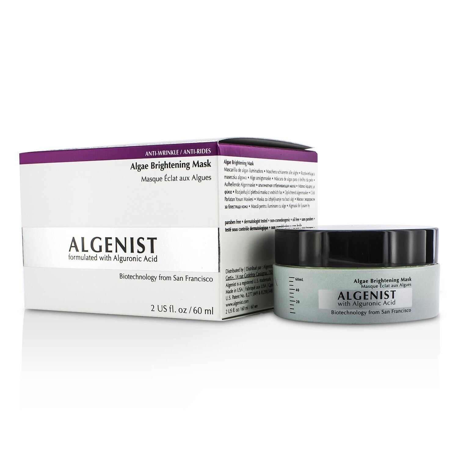Algenist Maseczka do twarzy Algae Brightenting Mask 60ml/2oz