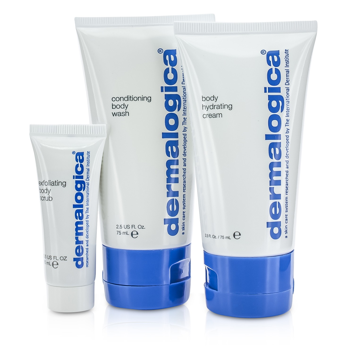 Dermalogica Body Therapy Məhdud Buraxılış Dəsti: Bədən Yuyucu 75ml + Bədən Kremi 75ml + Bədən Skrabı 15ml 3pcs