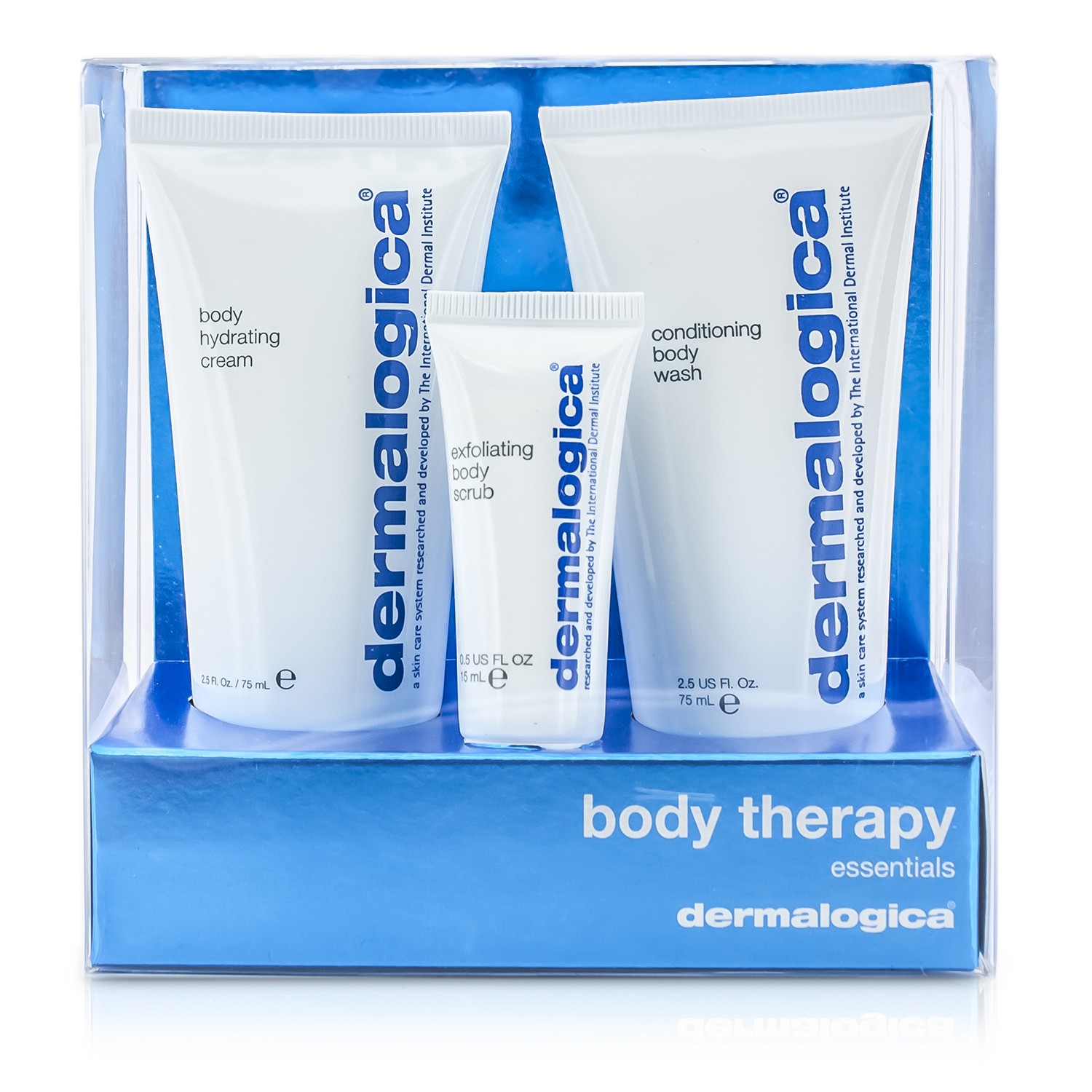 Dermalogica Body Therapy Məhdud Buraxılış Dəsti: Bədən Yuyucu 75ml + Bədən Kremi 75ml + Bədən Skrabı 15ml 3pcs