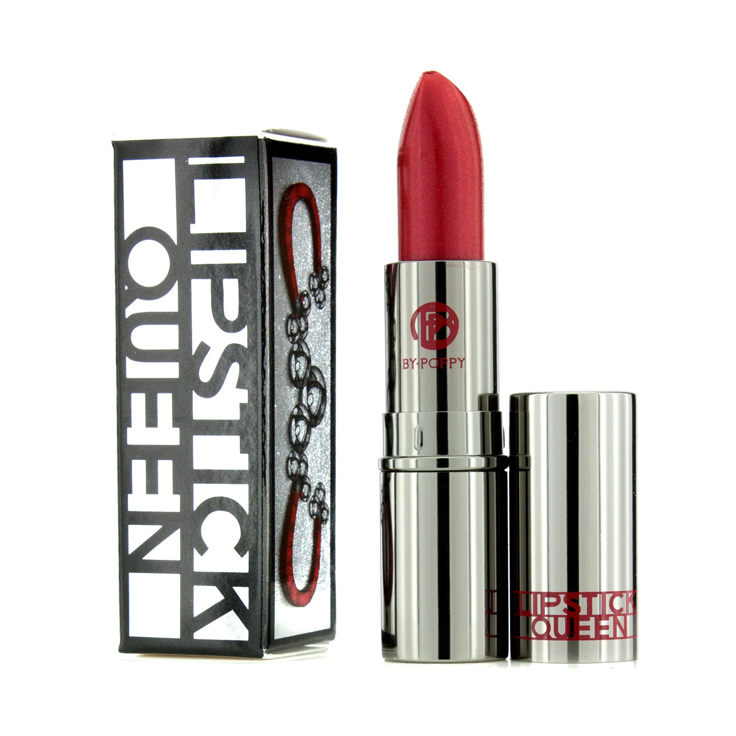Lipstick Queen Metalický rúž – Red Metal (Metallic Pillarbox Red) 3.8g/0.13oz