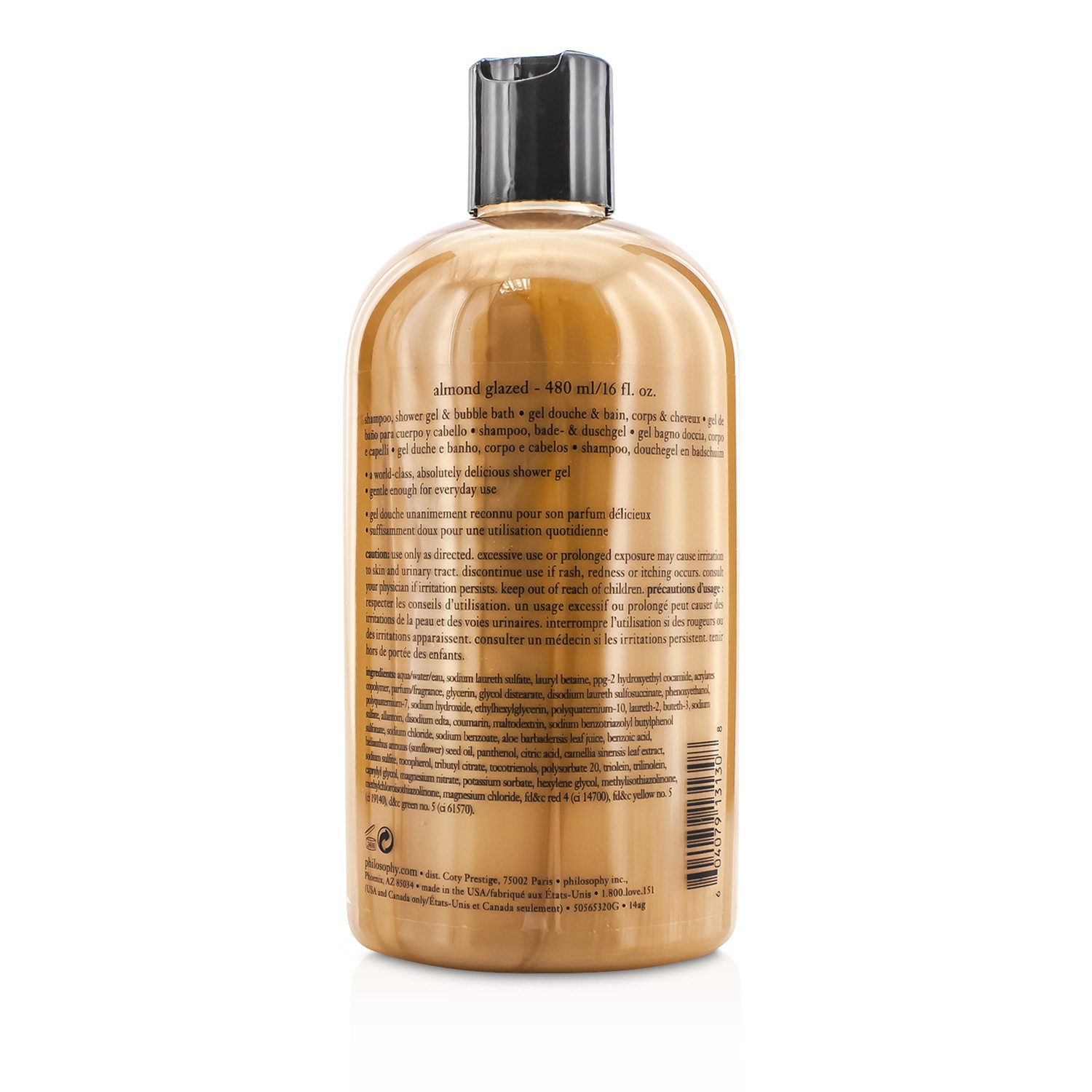 フィロソフィー Philosophy Almond Glazed Shampoo, Shower Gel & Bubble Bath 480ml/16oz