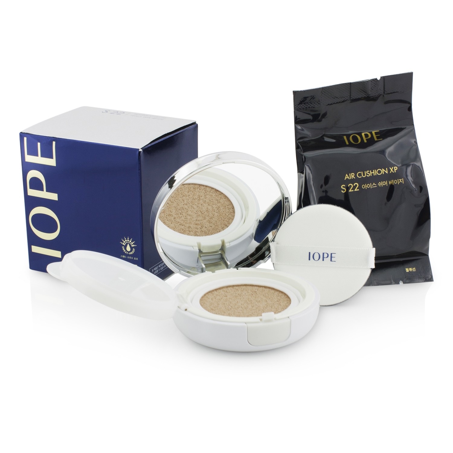 IOPE Air Cushion XP SPF50 With Extra Refill 2x15g/0.525oz