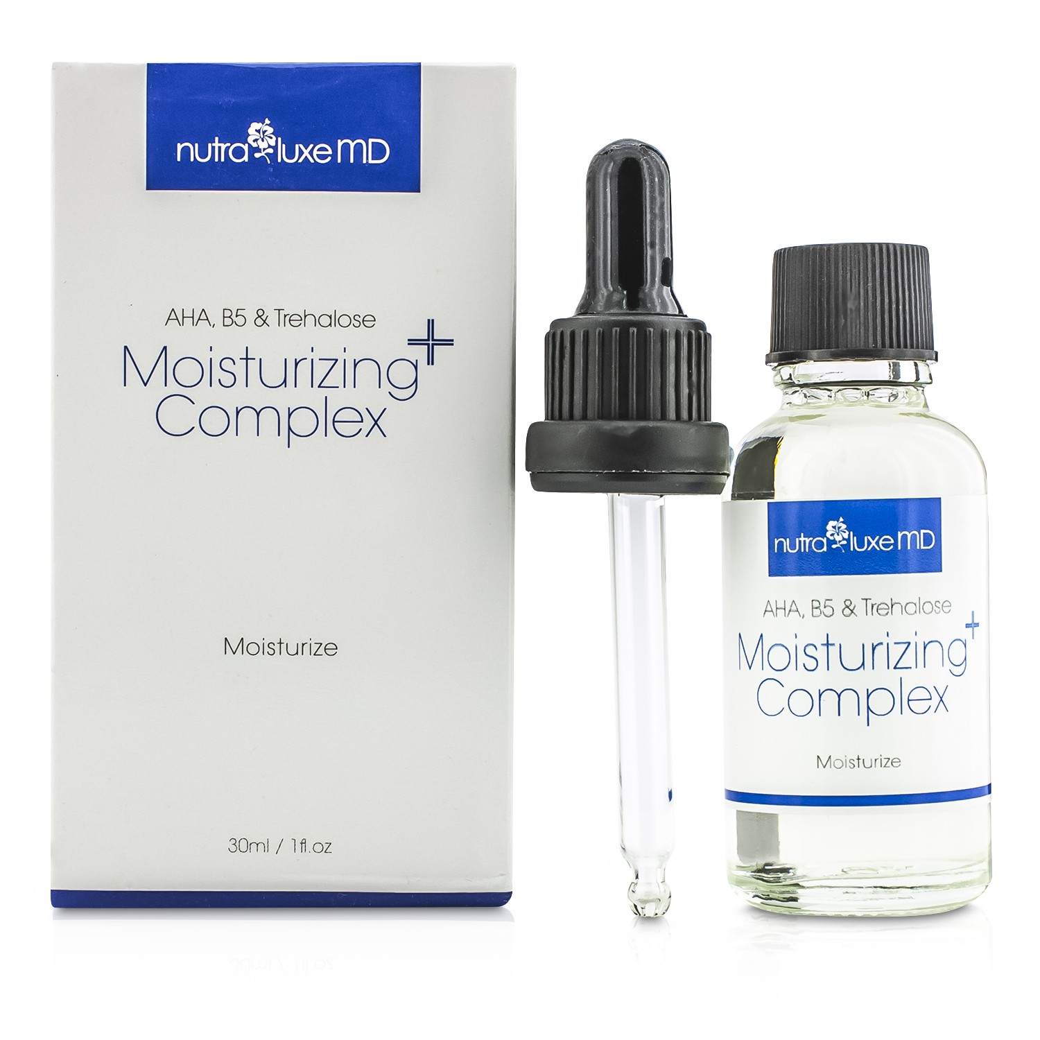 Nutraluxe MD Moisturizing Complex - AHA, B5 & Trehalose 30ml/1oz