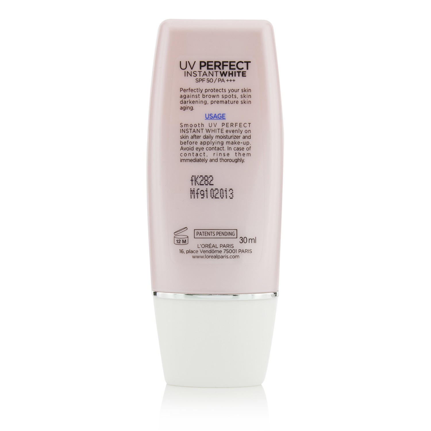 L'Oreal UV Perfect Instant White UV Protector SPF 50 30ml/1oz