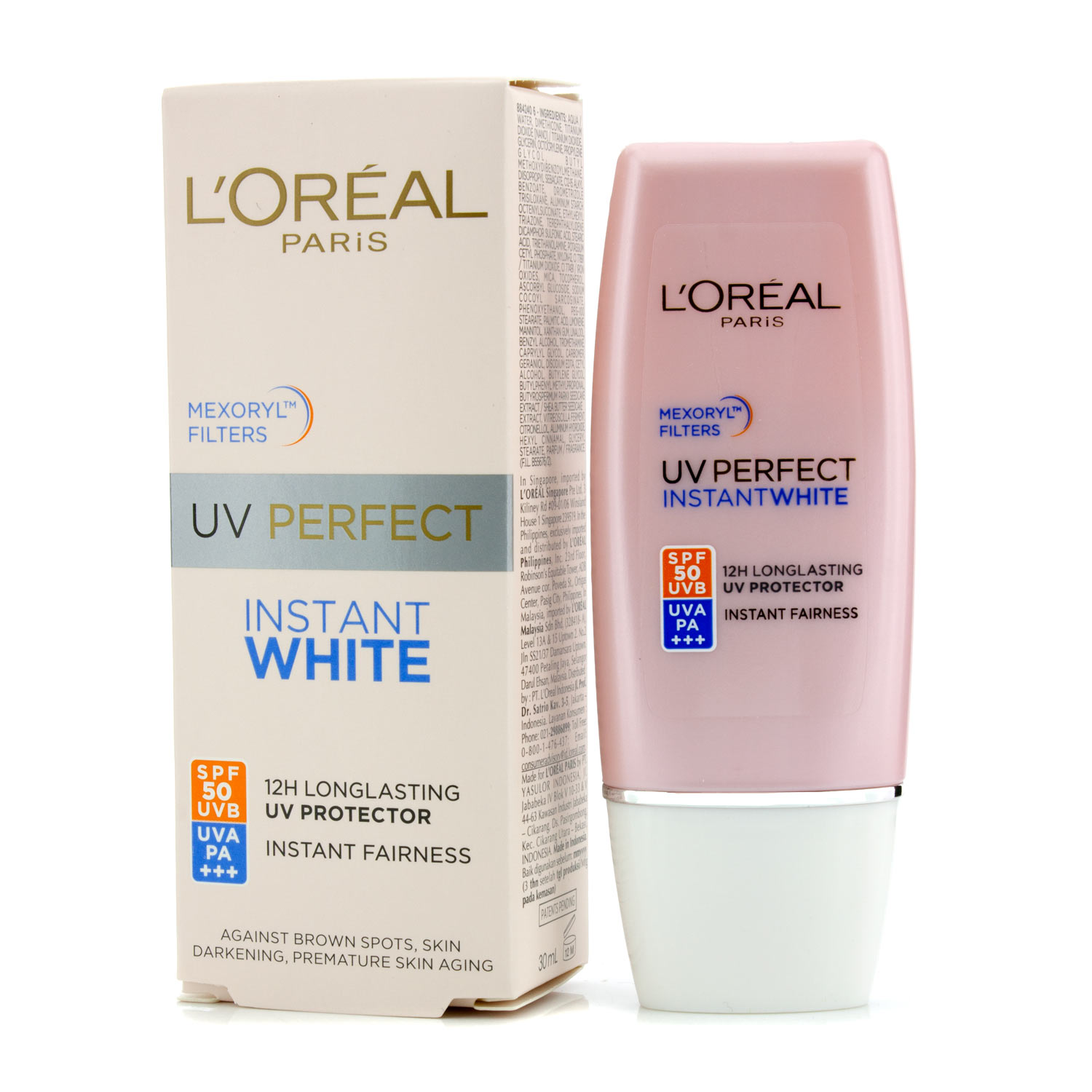 L'Oreal UV Perfect Instant White UV Protector SPF 50 30ml/1oz