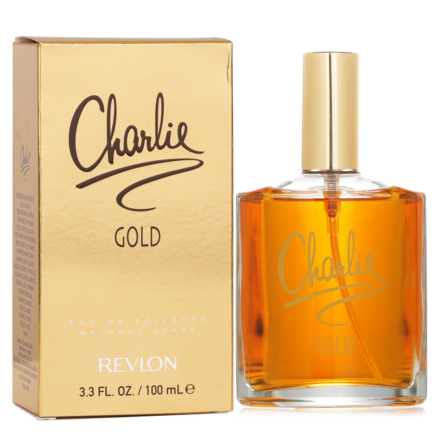 Revlon Charlie Gold Eau De Toilette Spray 100ml