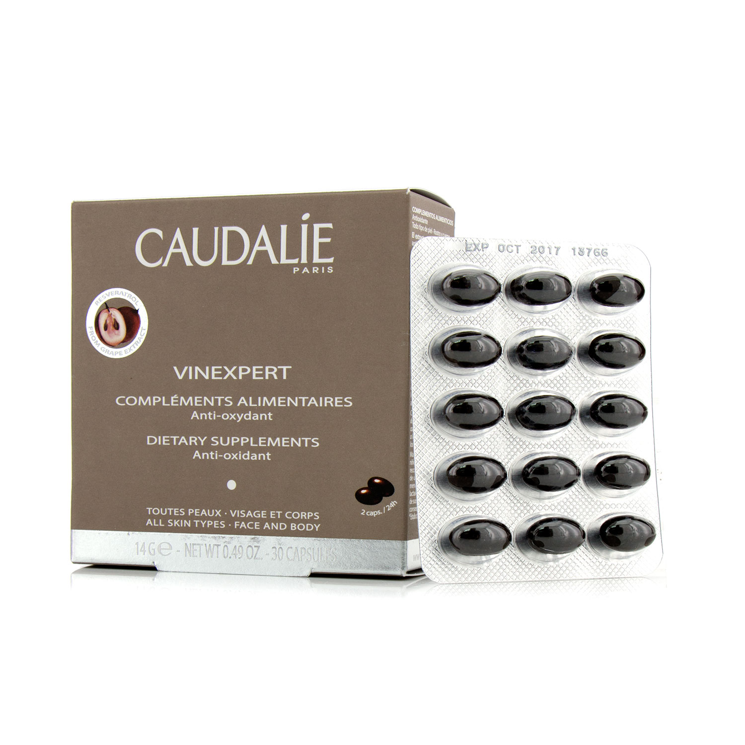 Caudalie Vinexpert Диетическая Добавка 30 Capsules