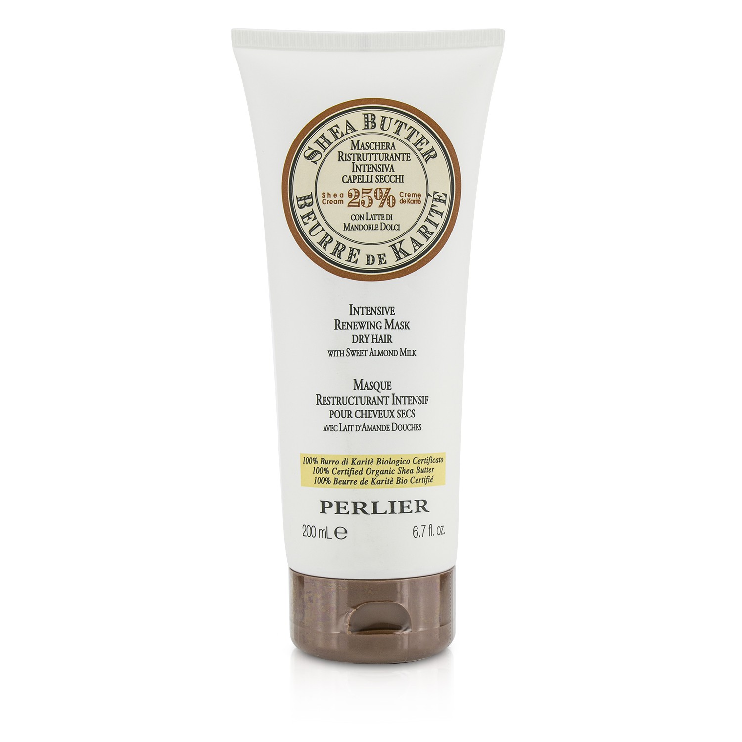 Perlier Shea Butter Intensive Renewing Mask (For Dry Hair) 200ml/6.7oz