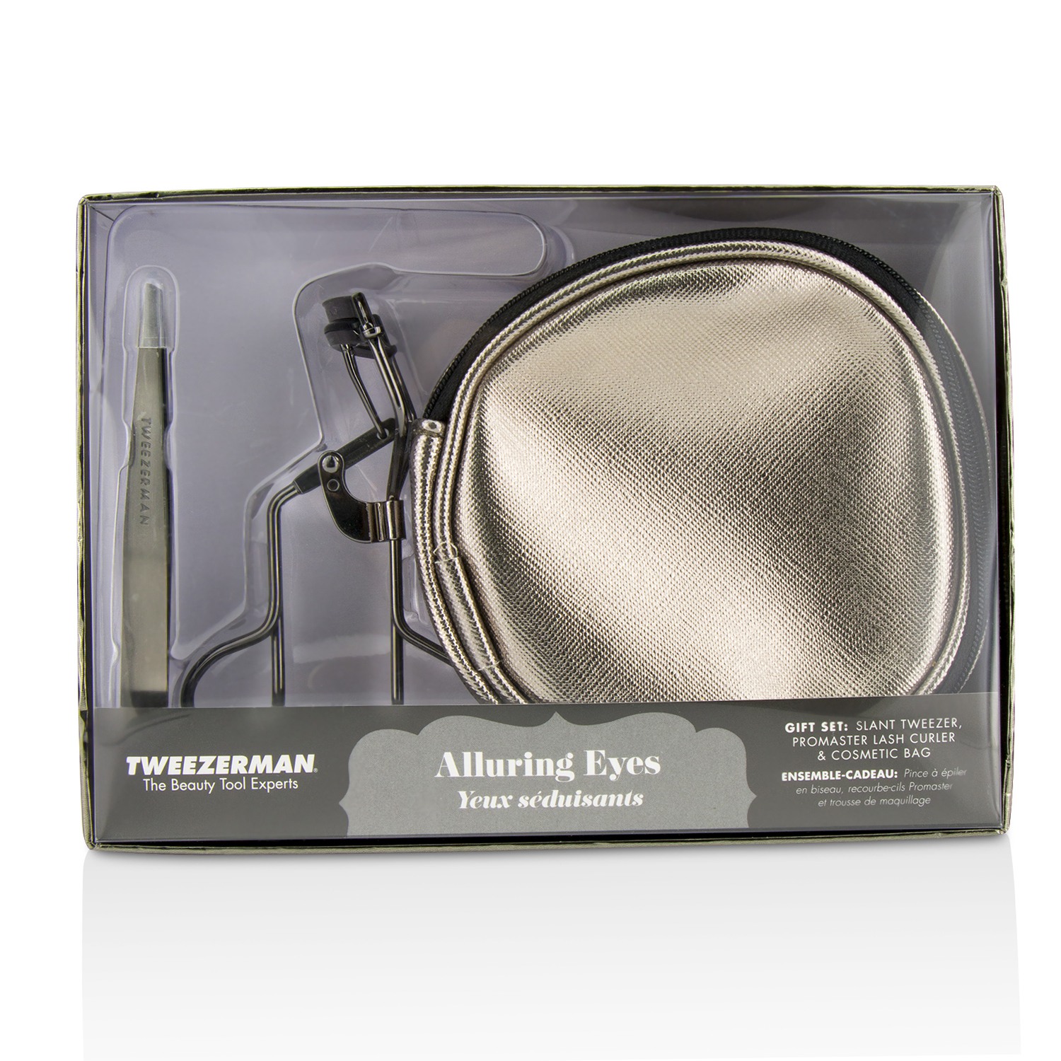 Tweezerman Alluring Eyes Gift Set 2pcs+1 bag