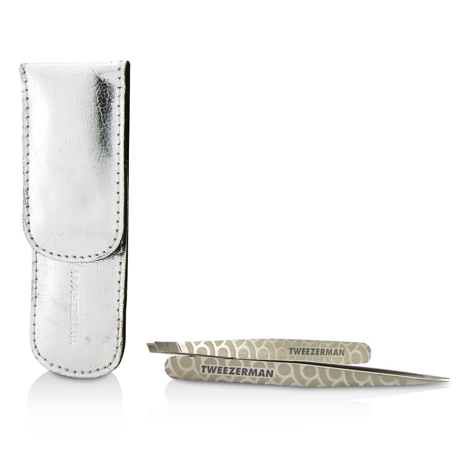 Tweezerman Zestaw Professional Petite Tweeze Set: Slant Tweezer + Point Tweezer 2pcs