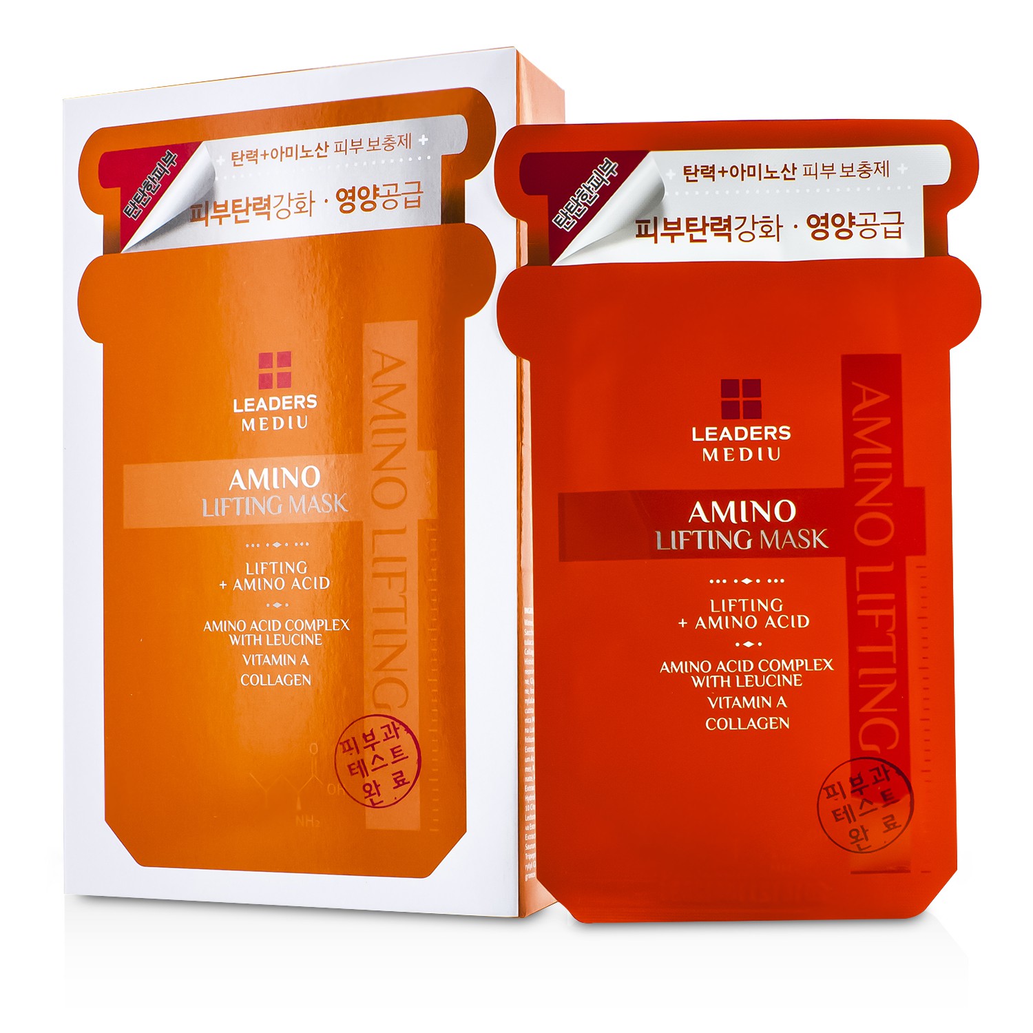 Leaders Mediu Amino Mask - Lifting - Dry/ All Skin Types 10x25ml/0.85oz