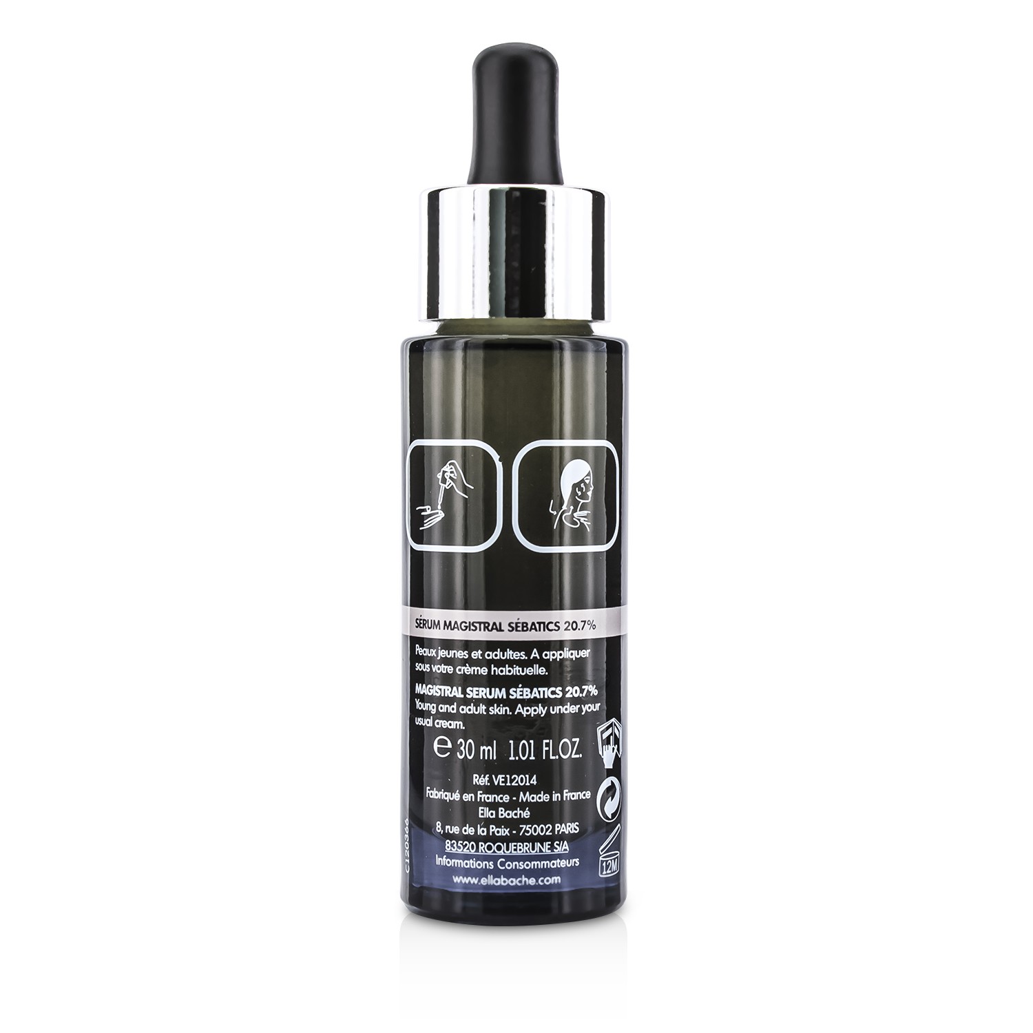 Ella Bache Nutridermologie Magistral Serum Sebatics 20.7% Extra Purifying Corrector 30ml/1.01oz