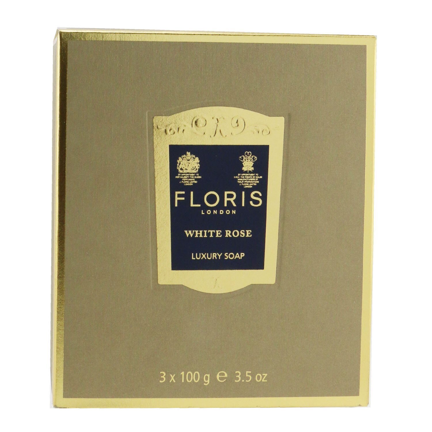 Floris White Rose Luxury Soap 3x100g/3.5oz