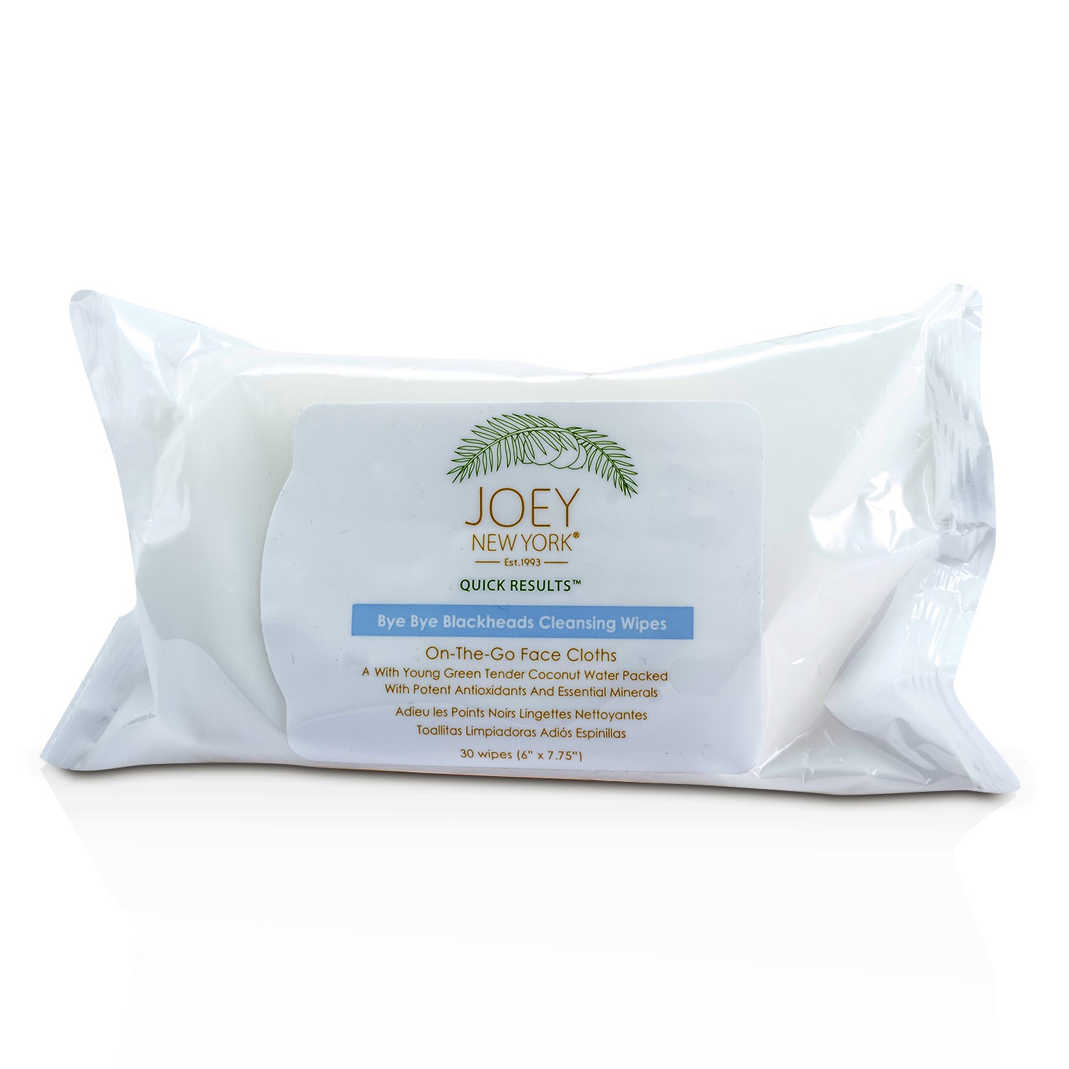 Joey New York Quick Results Bye Bye Blackheads Cleansing Wipes 30wipes