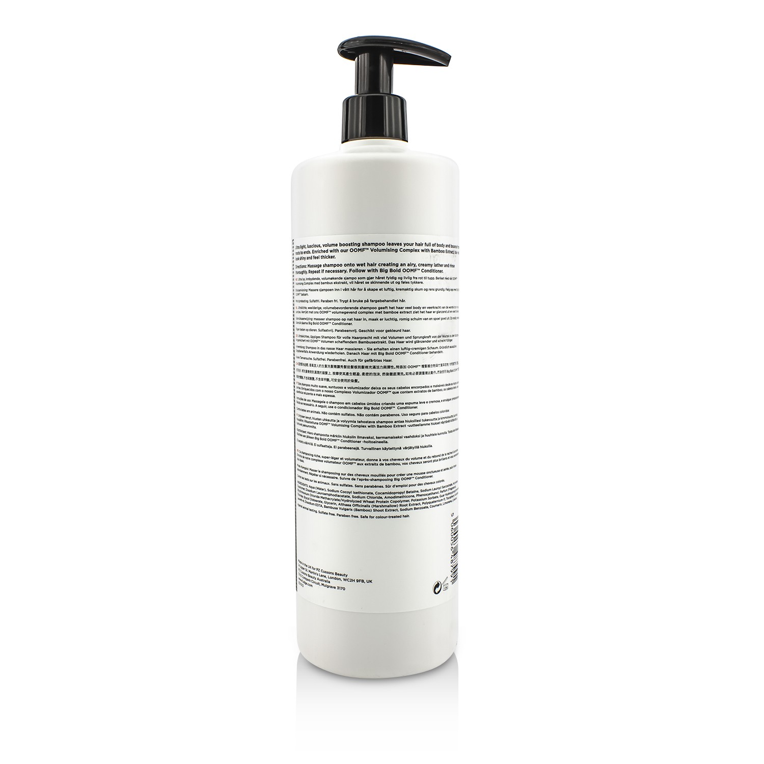 Fudge Big Bold OOMF Shampoo (For Fine Hair) 1000ml/33.8oz