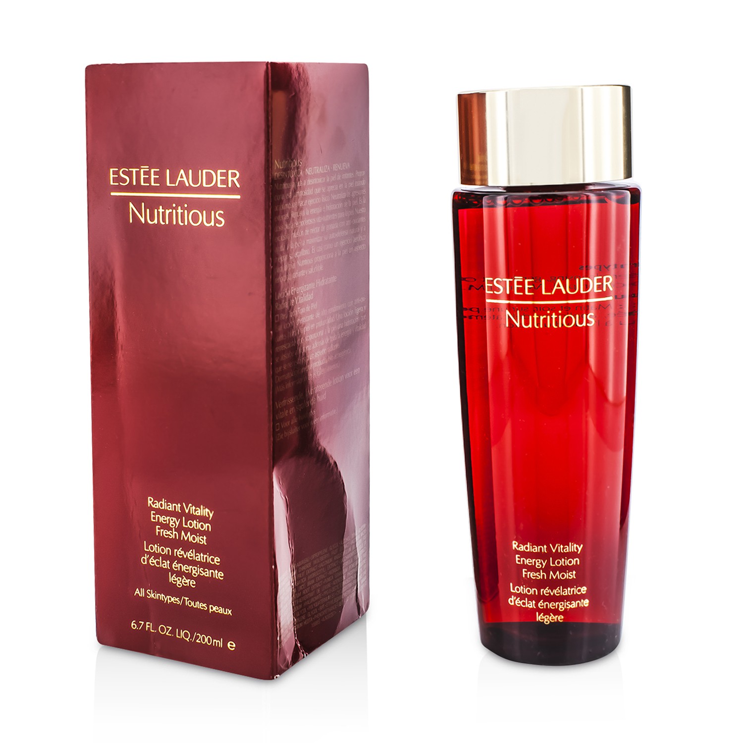Estee Lauder Nutritious Radiant Vitality Energy Lotion Fresh Moist (Box Slightly Damaged) 200ml/6.7oz