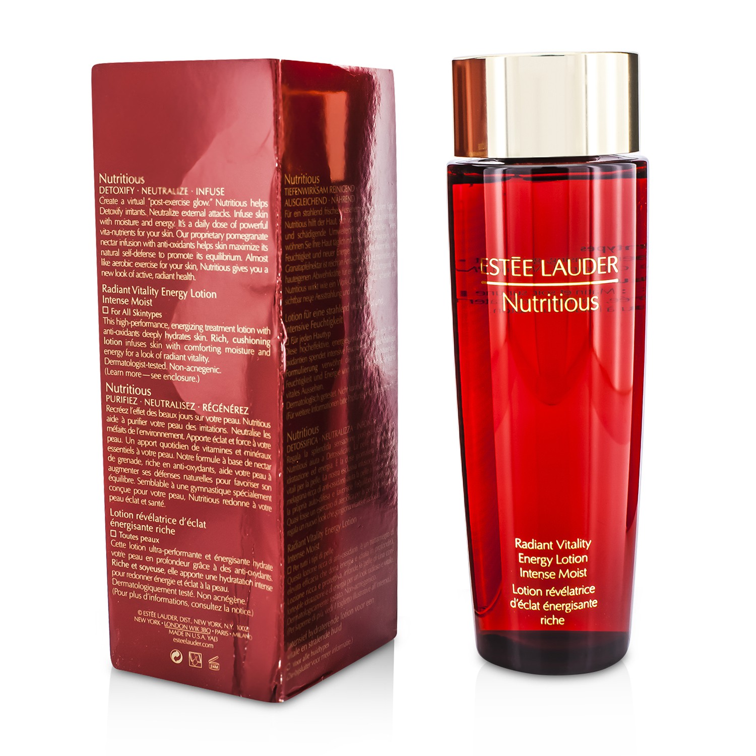 Estee Lauder 雅詩蘭黛 Nutritious Radiant Vitality Energy Lotion Intense Moist (Box Slightly Damaged) 200ml/6.7oz