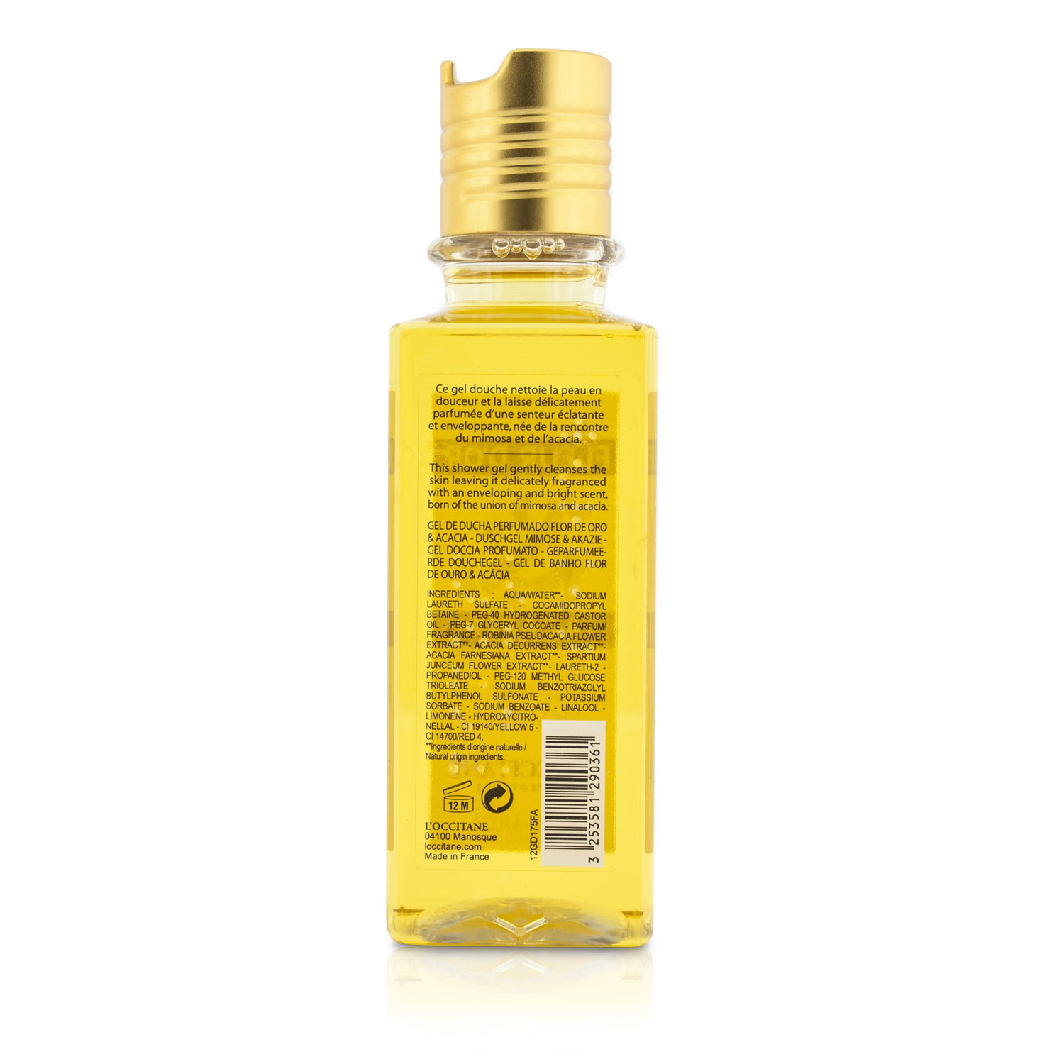L'Occitane Fleur D'Or & Acacia Shower Gel 175ml/6oz
