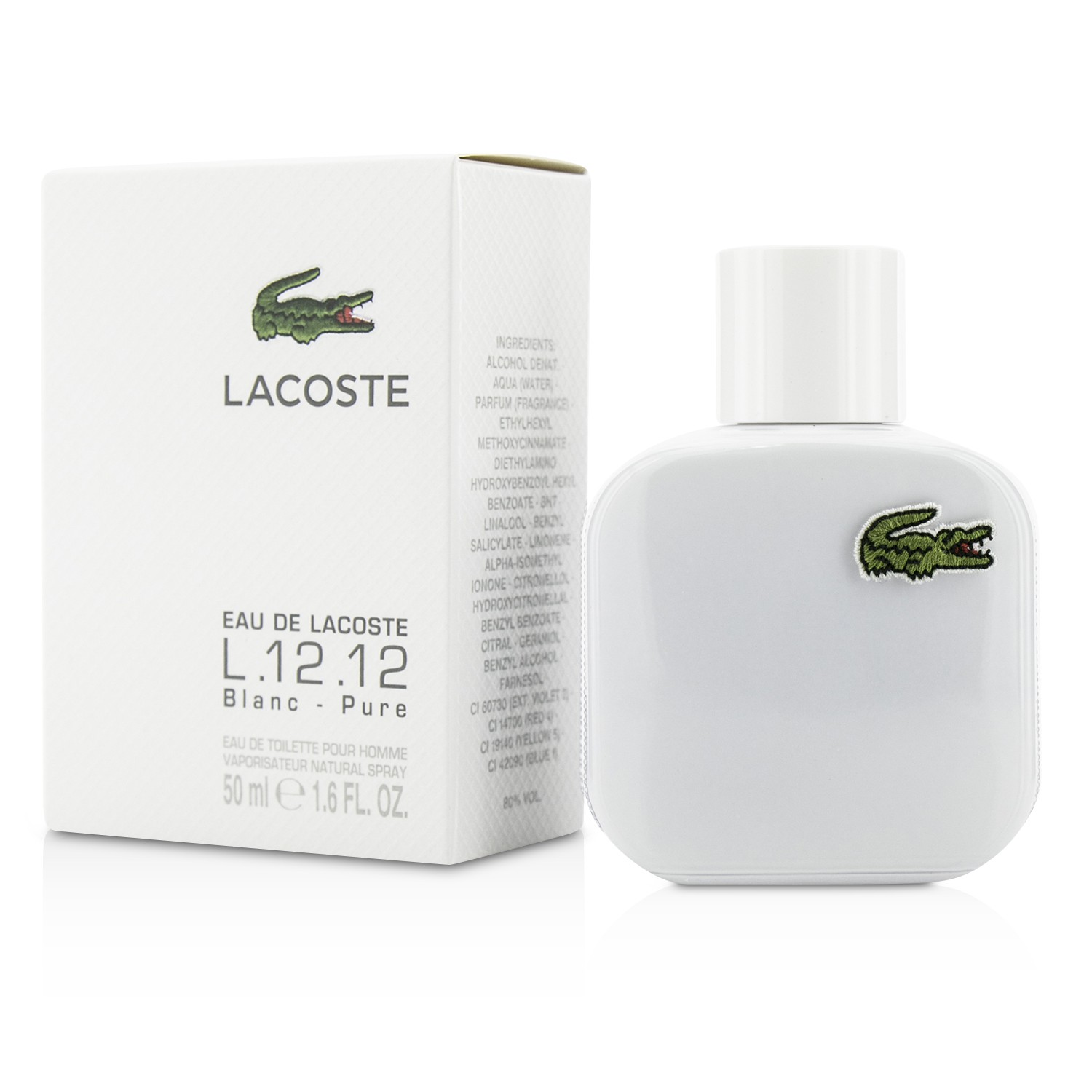 Lacoste Eau De Lacoste L.12.12 Blanc Eau De Toilette Spray 50ml/1.6oz