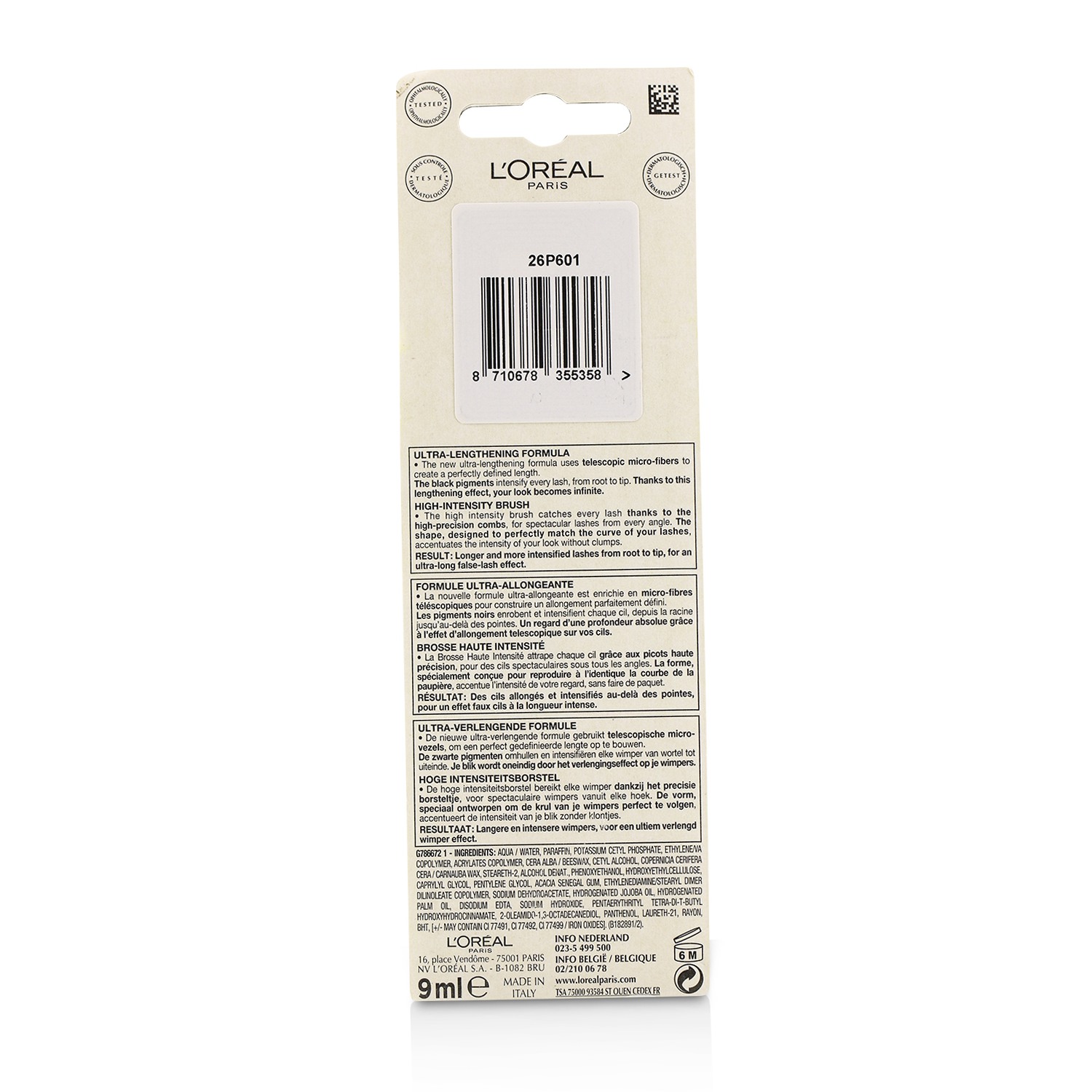 L'Oreal False Lash Telescopic Mascara 9ml/0.3oz